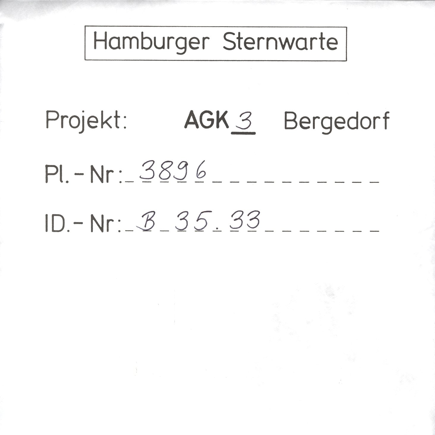 Plattenhuelle AG03896