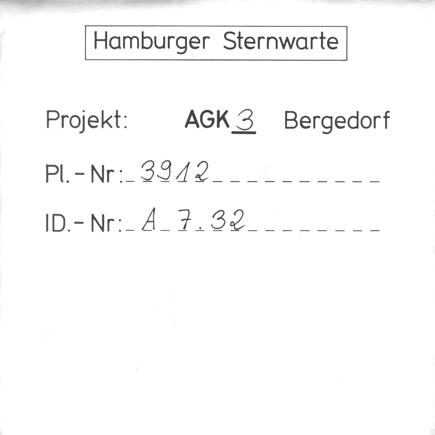 Plattenhuelle AG03912