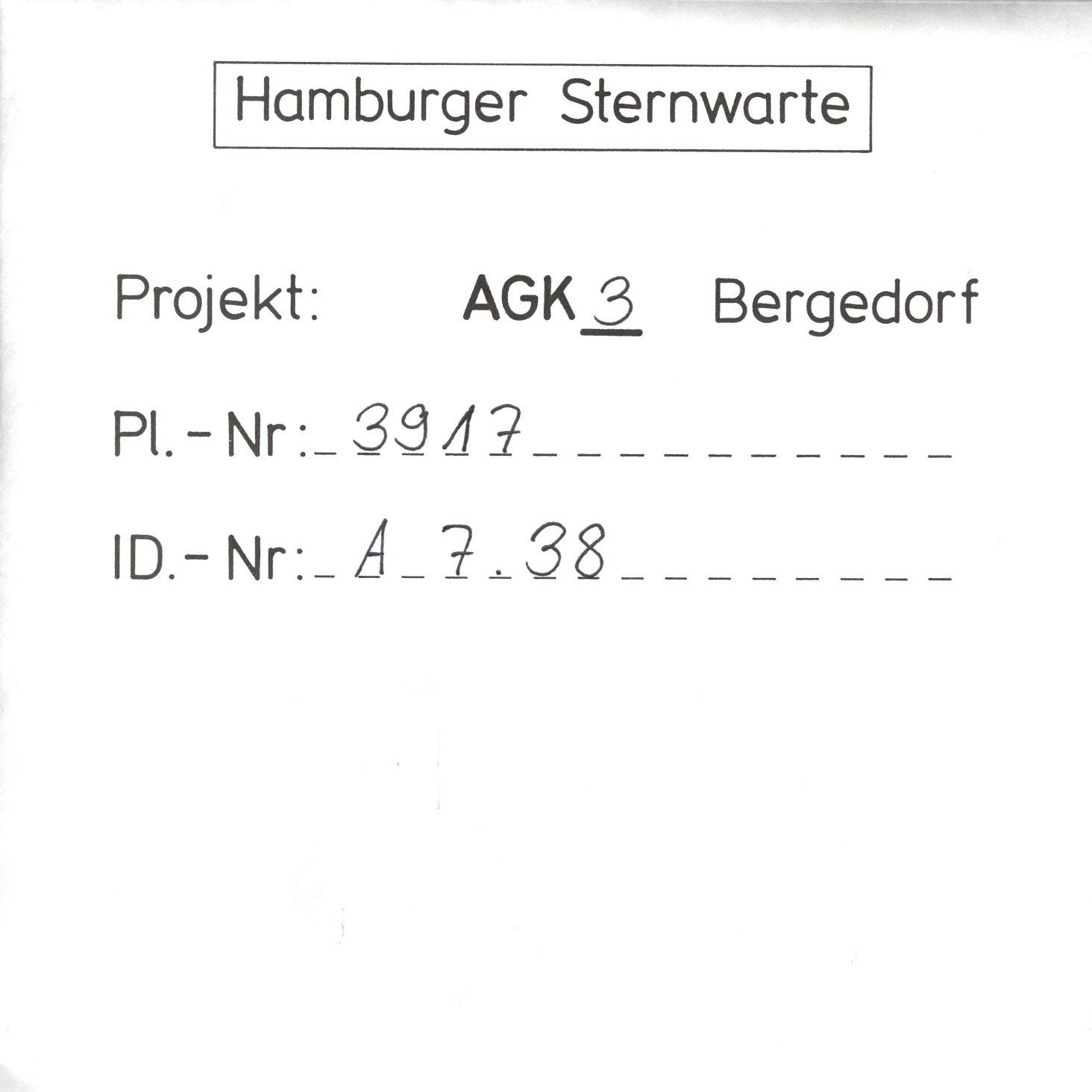 Plattenhuelle AG03917