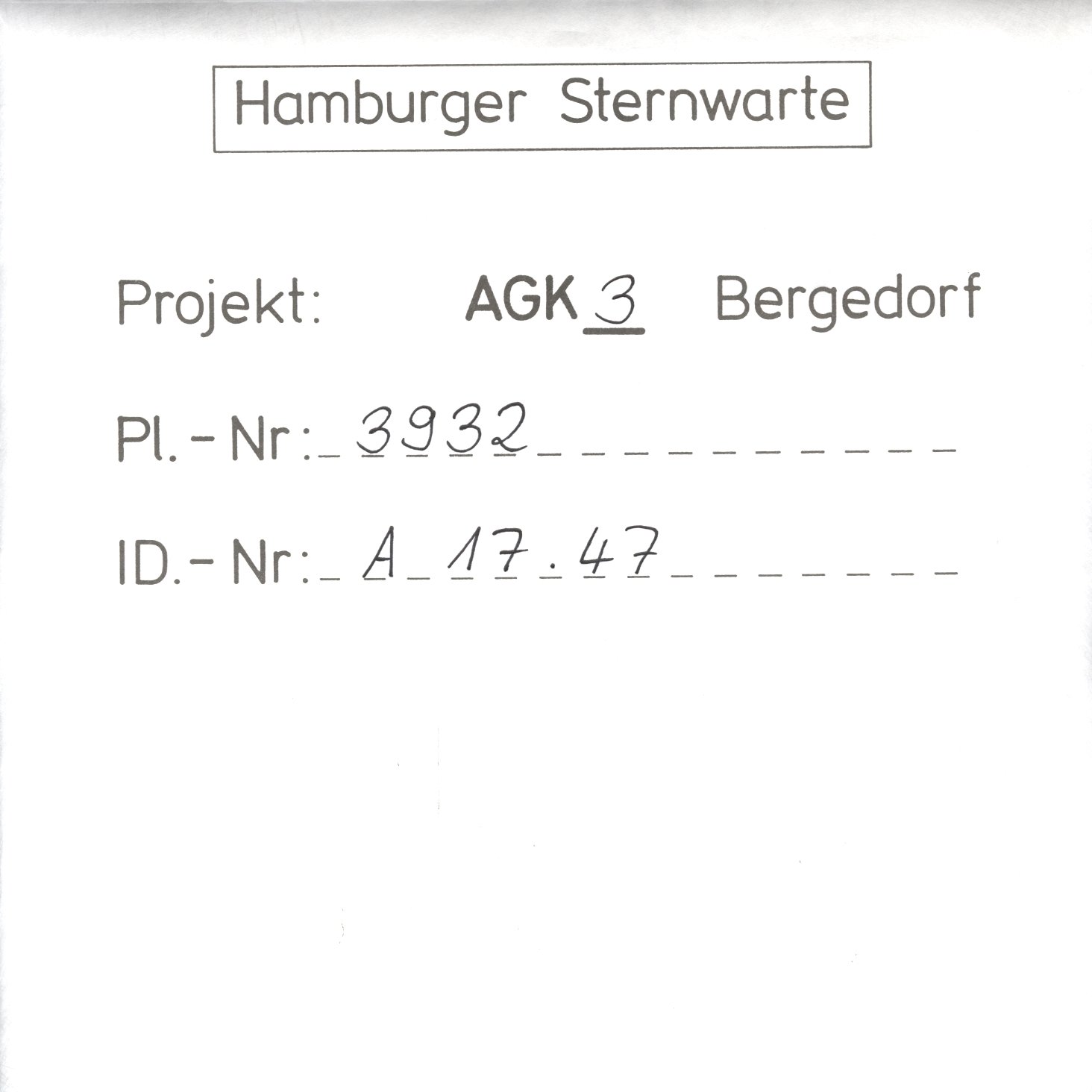 Plattenhuelle AG03932