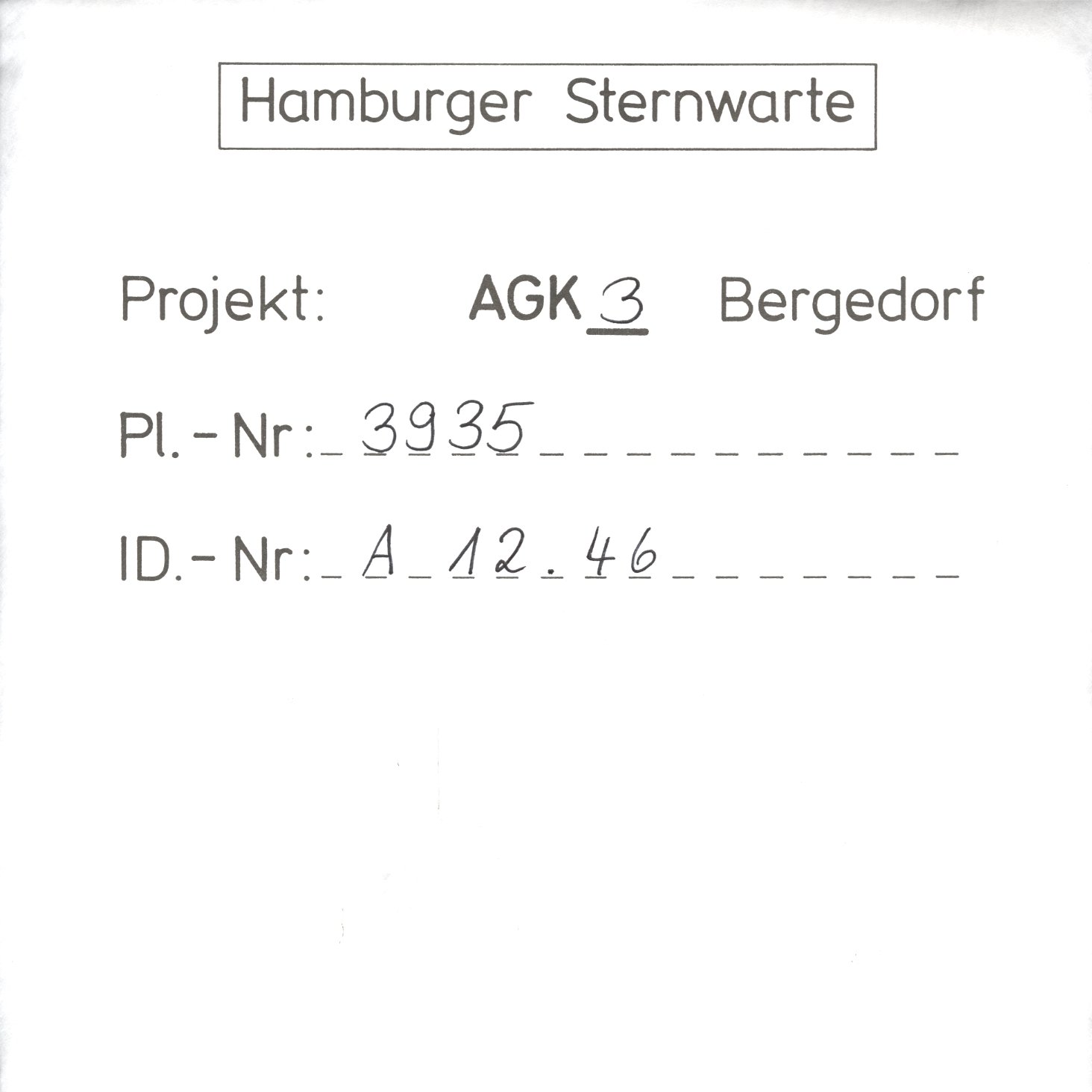 Plattenhuelle AG03935