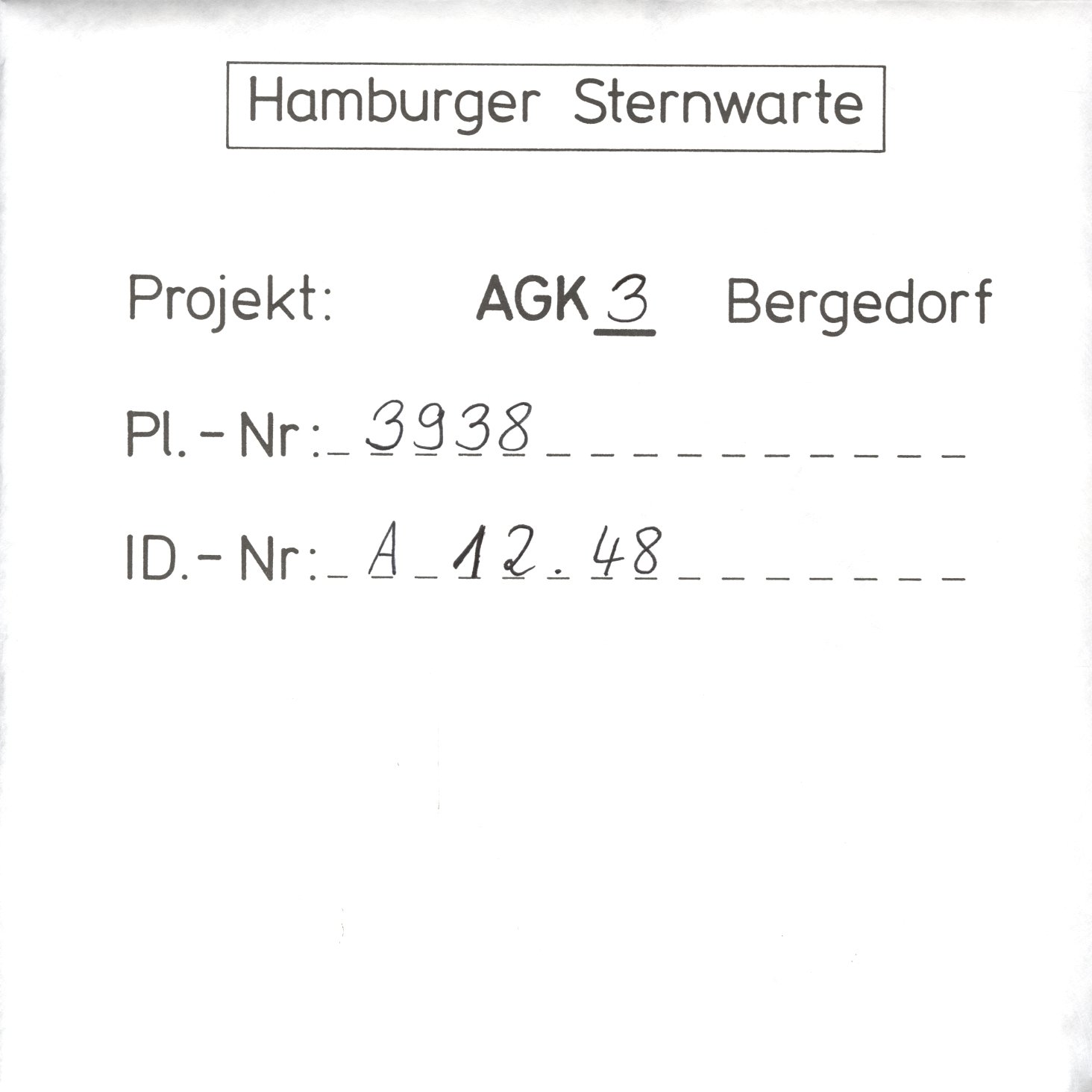 Plattenhuelle AG03938