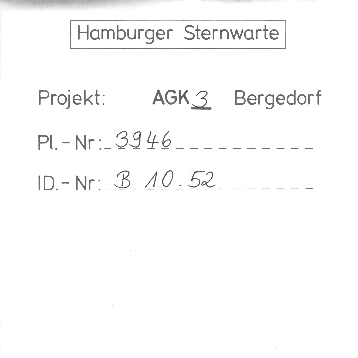 Plattenhuelle AG03946