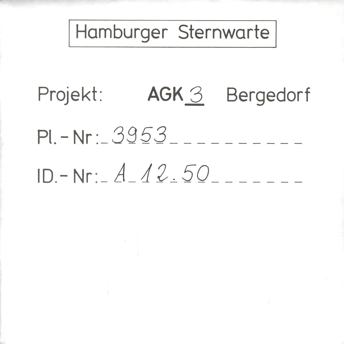 Plattenhuelle AG03953