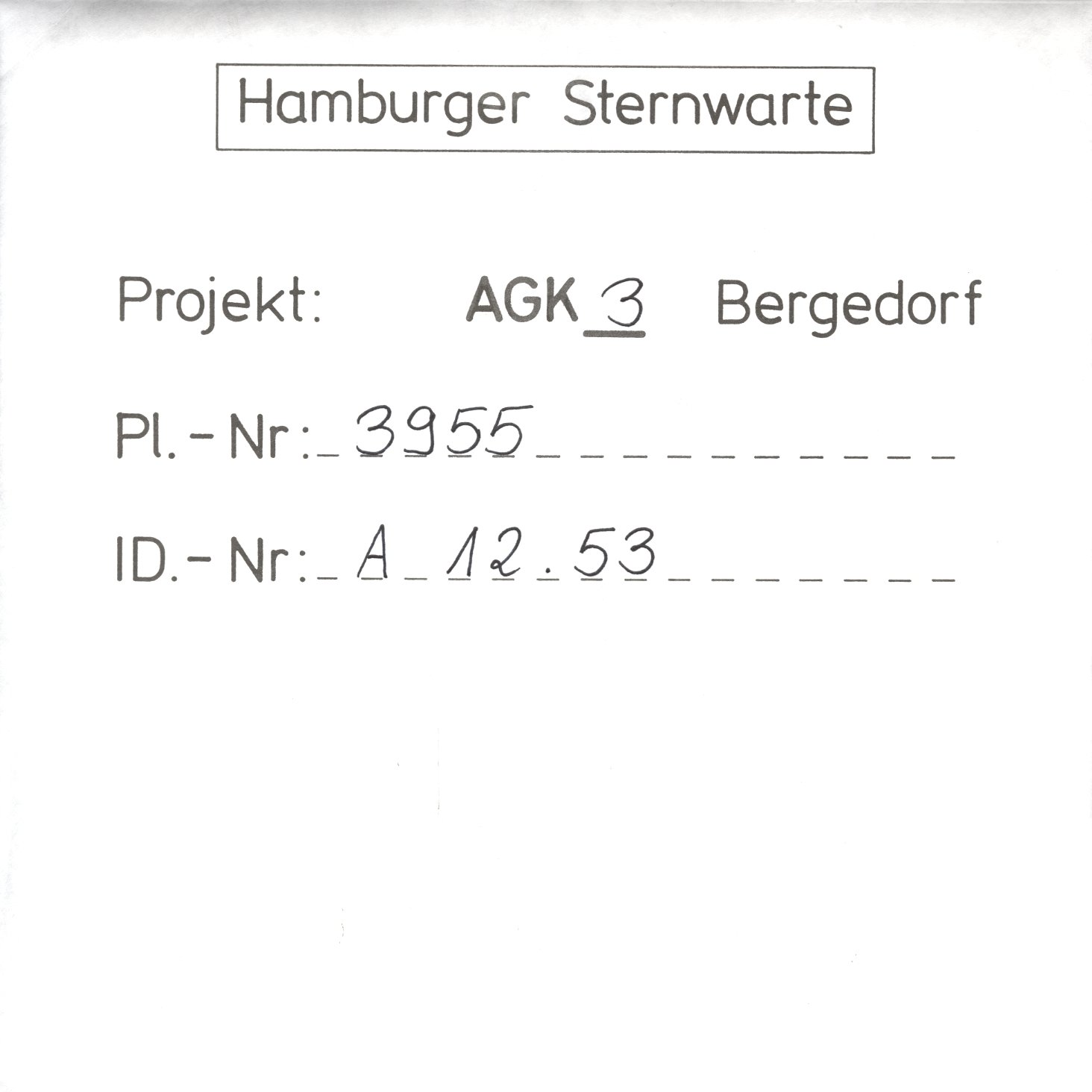 Plattenhuelle AG03955