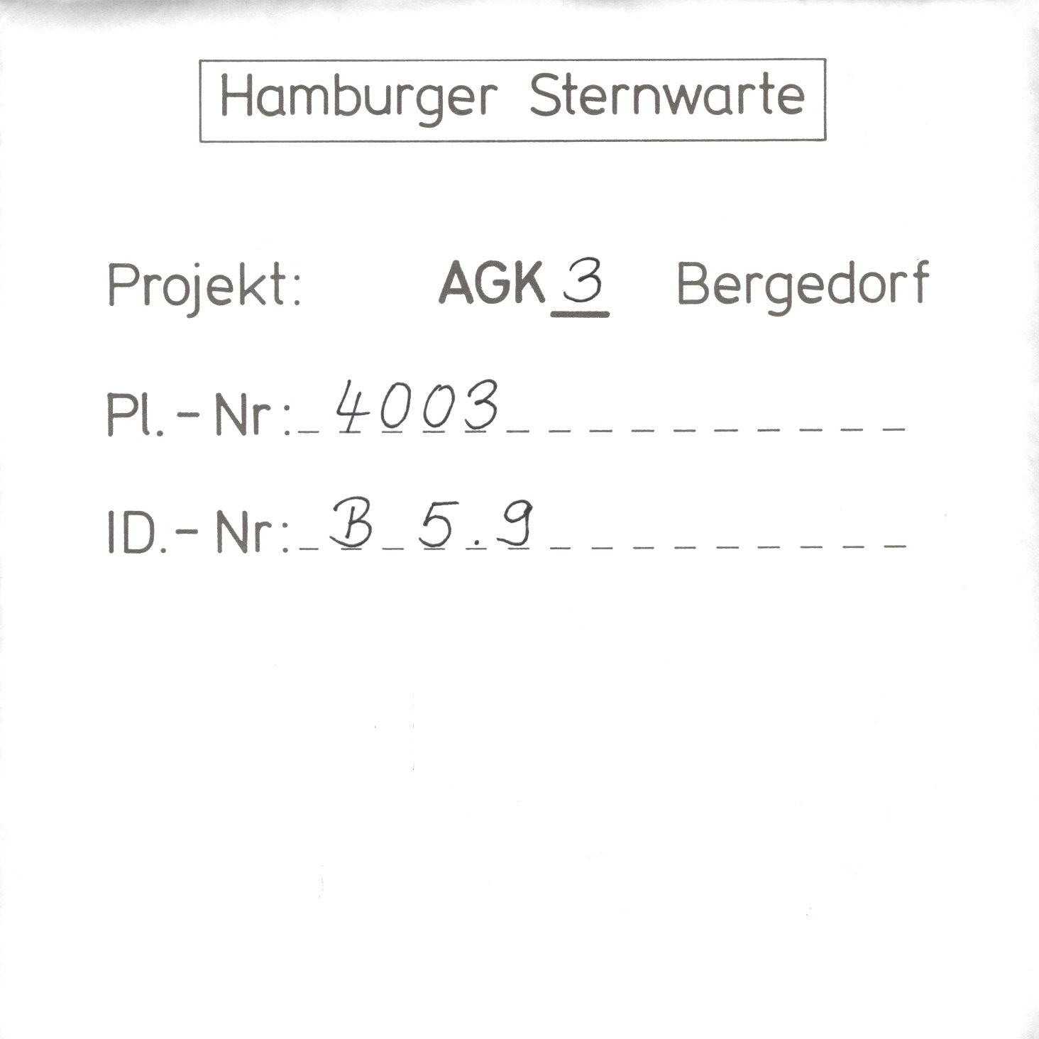 Plattenhuelle AG04003