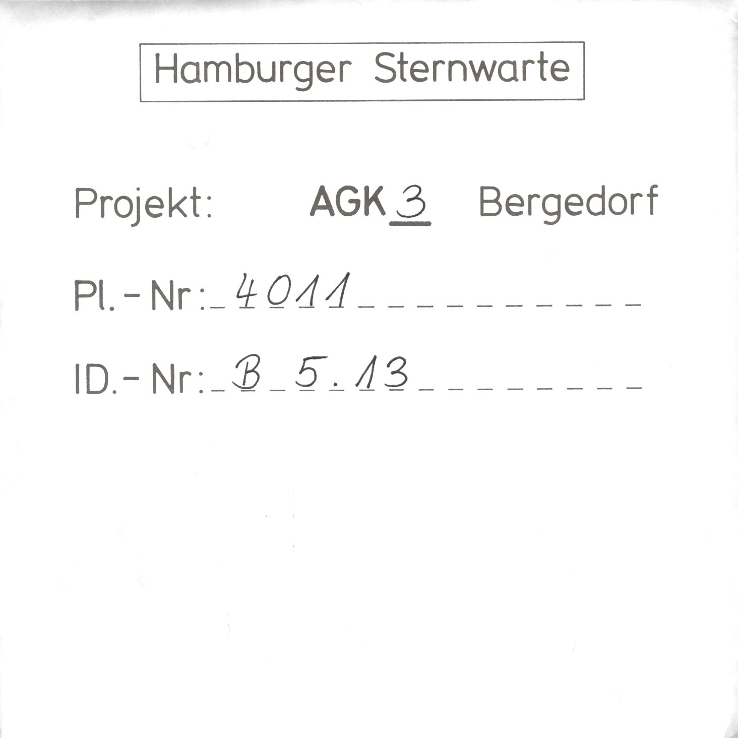 Plattenhuelle AG04011