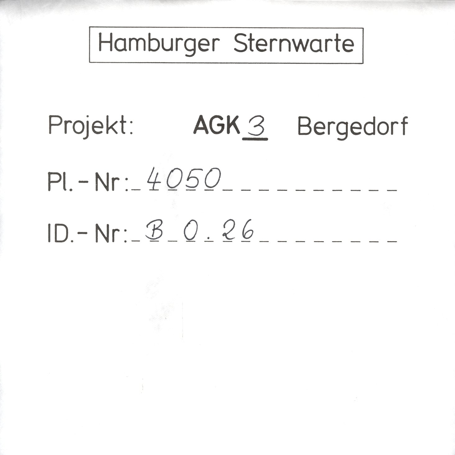 Plattenhuelle AG04050