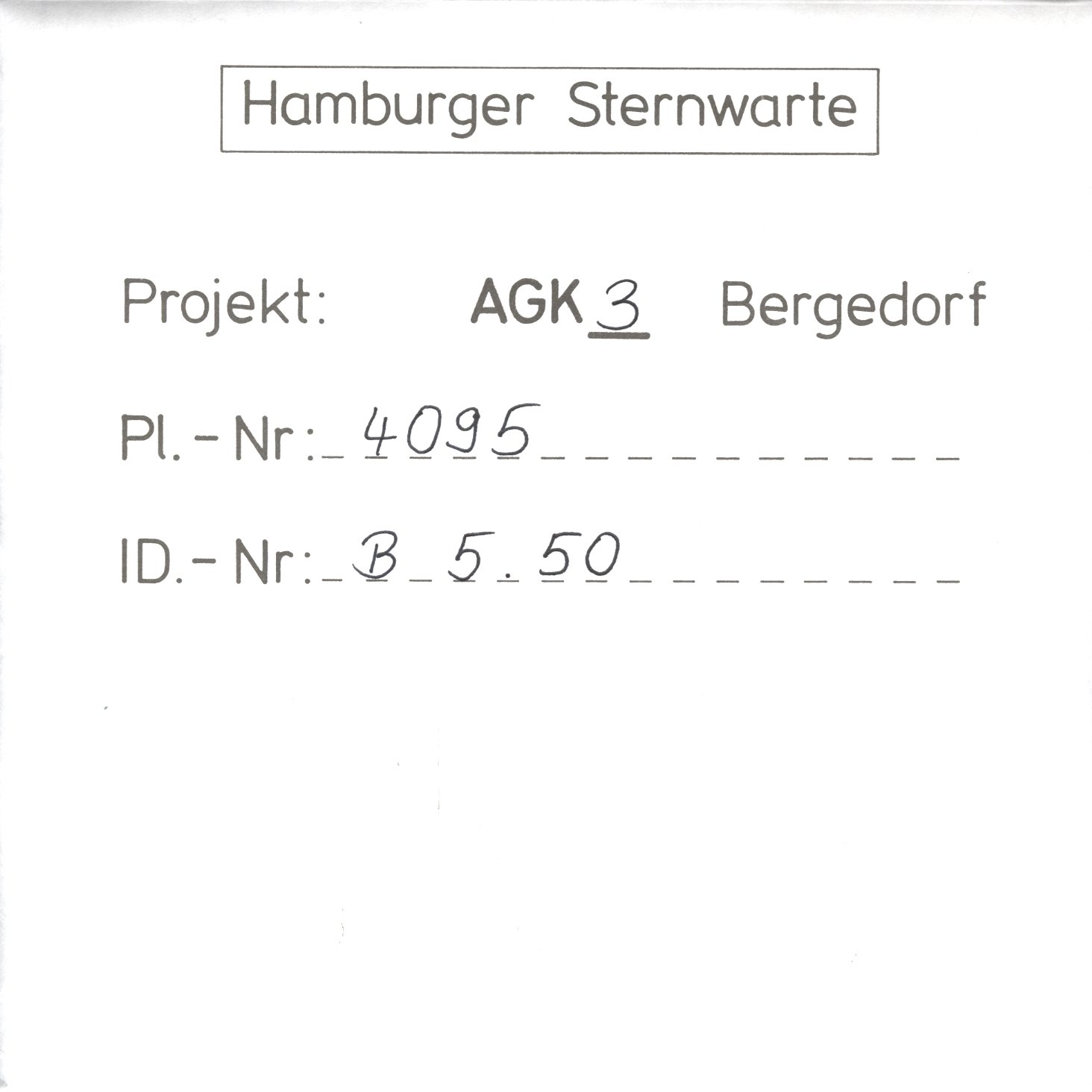 Plattenhuelle AG04095