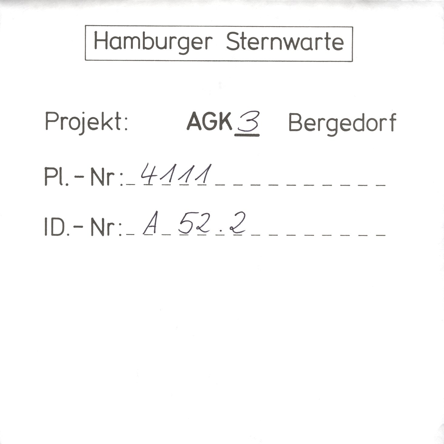 Plattenhuelle AG04111
