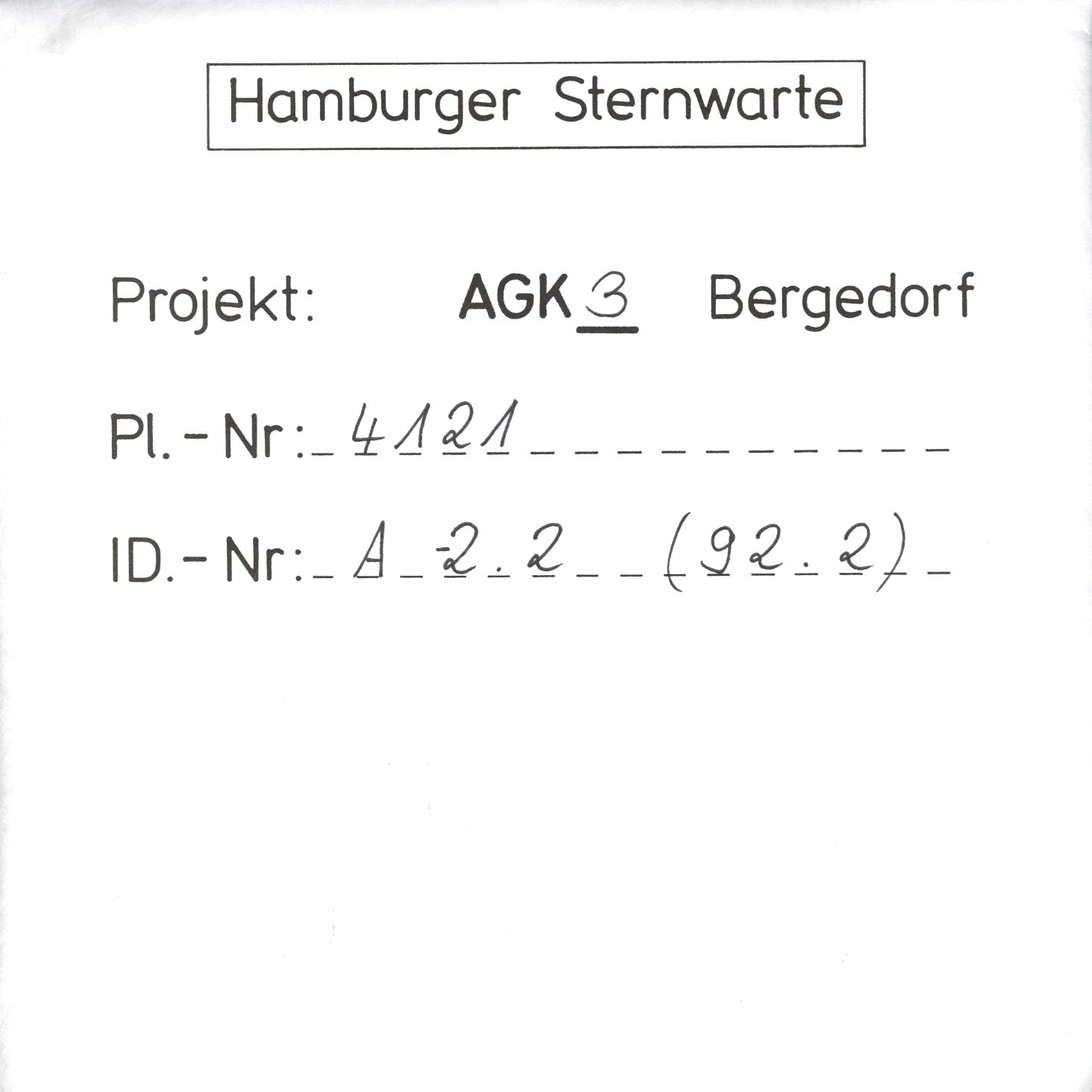 Plattenhuelle AG04121