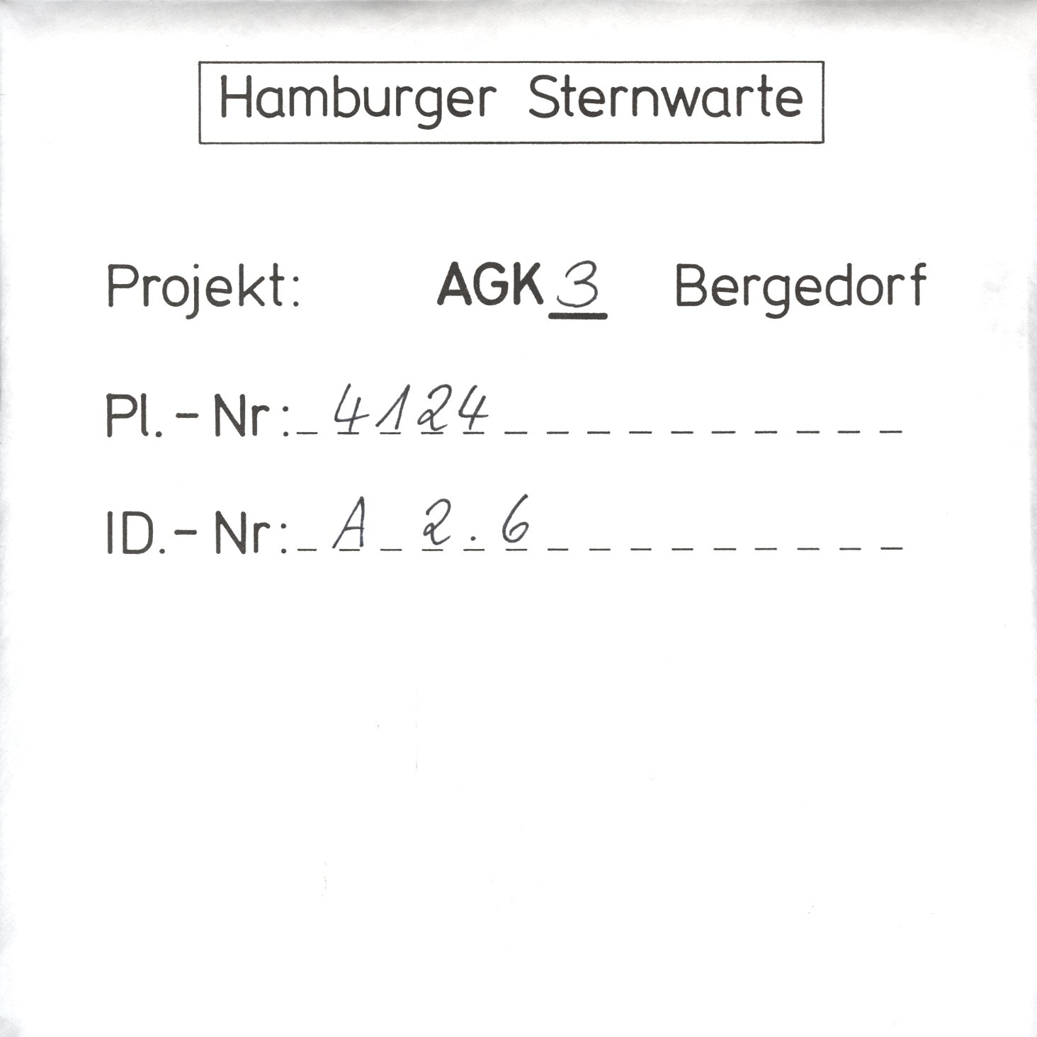 Plattenhuelle AG04124