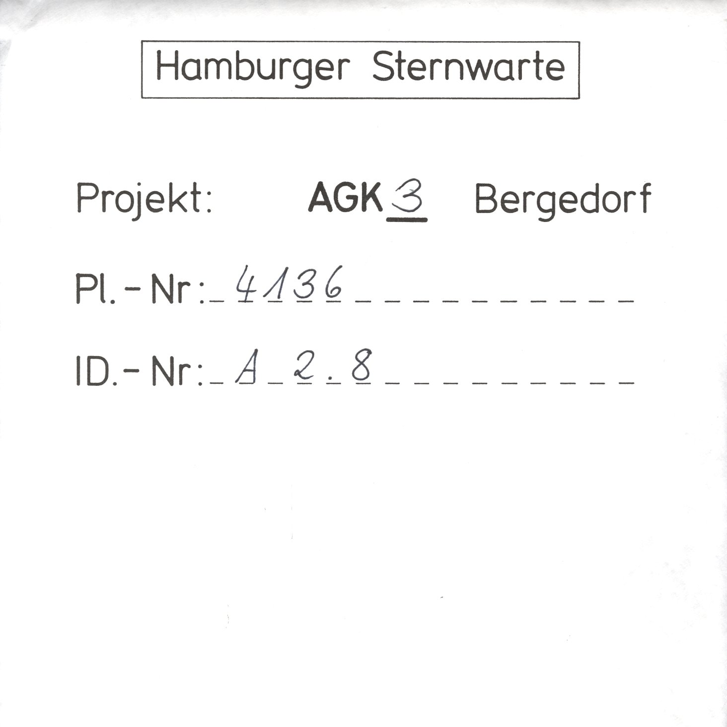 Plattenhuelle AG04136