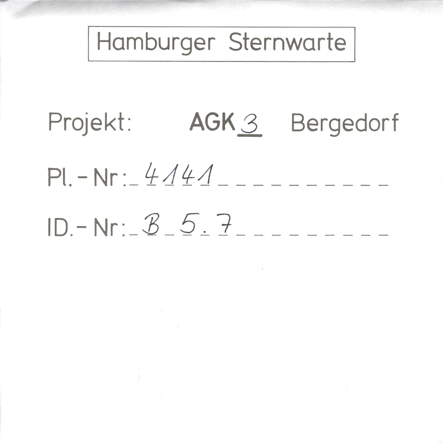Plattenhuelle AG04141
