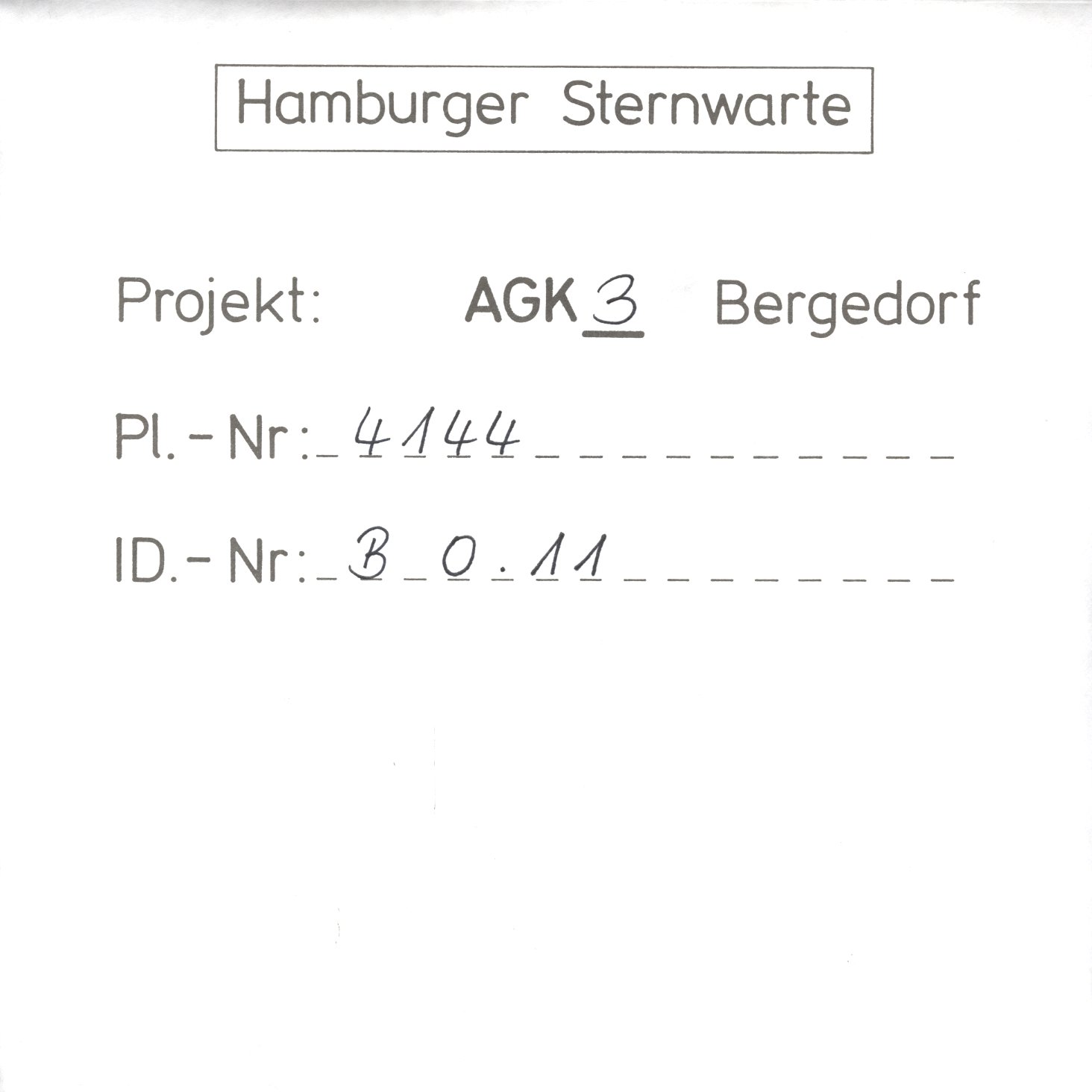 Plattenhuelle AG04144