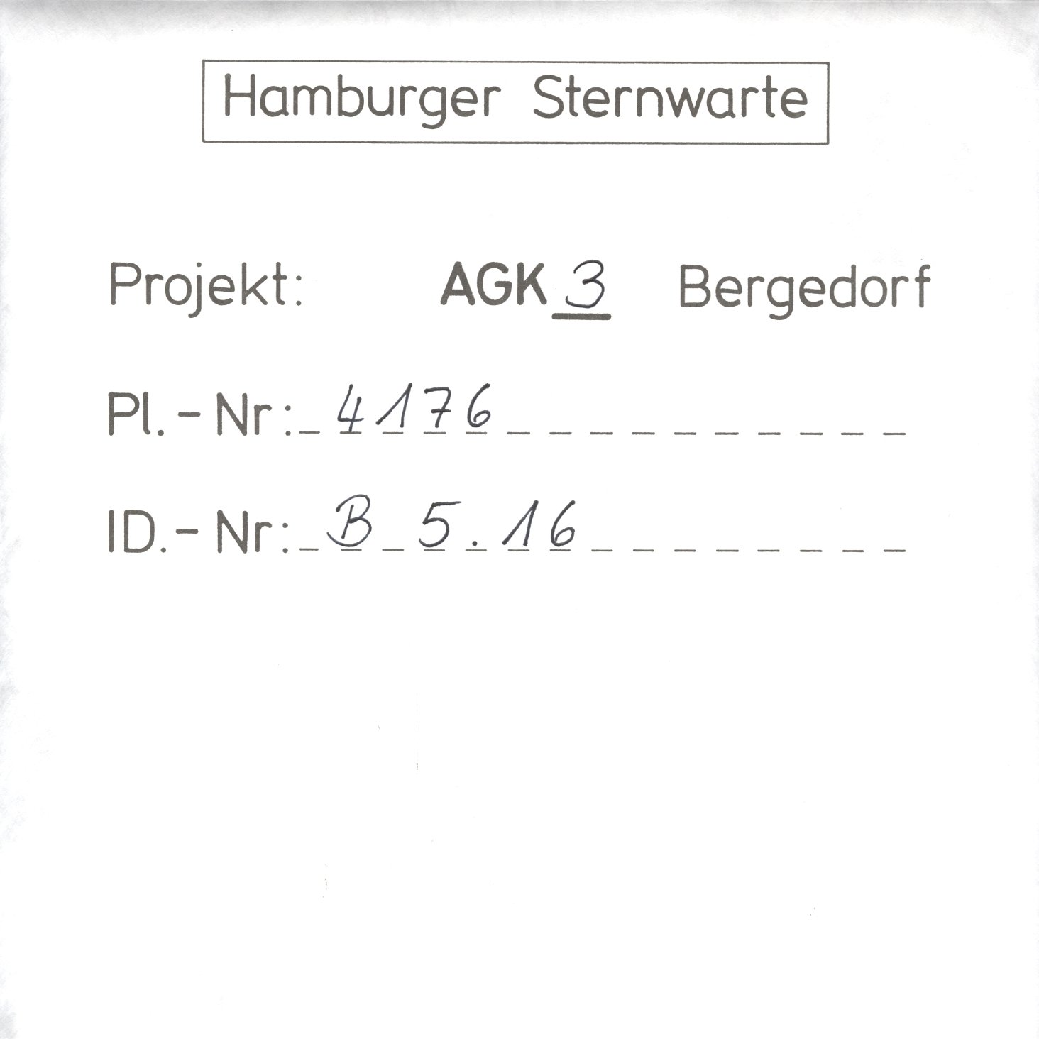 Plattenhuelle AG04176