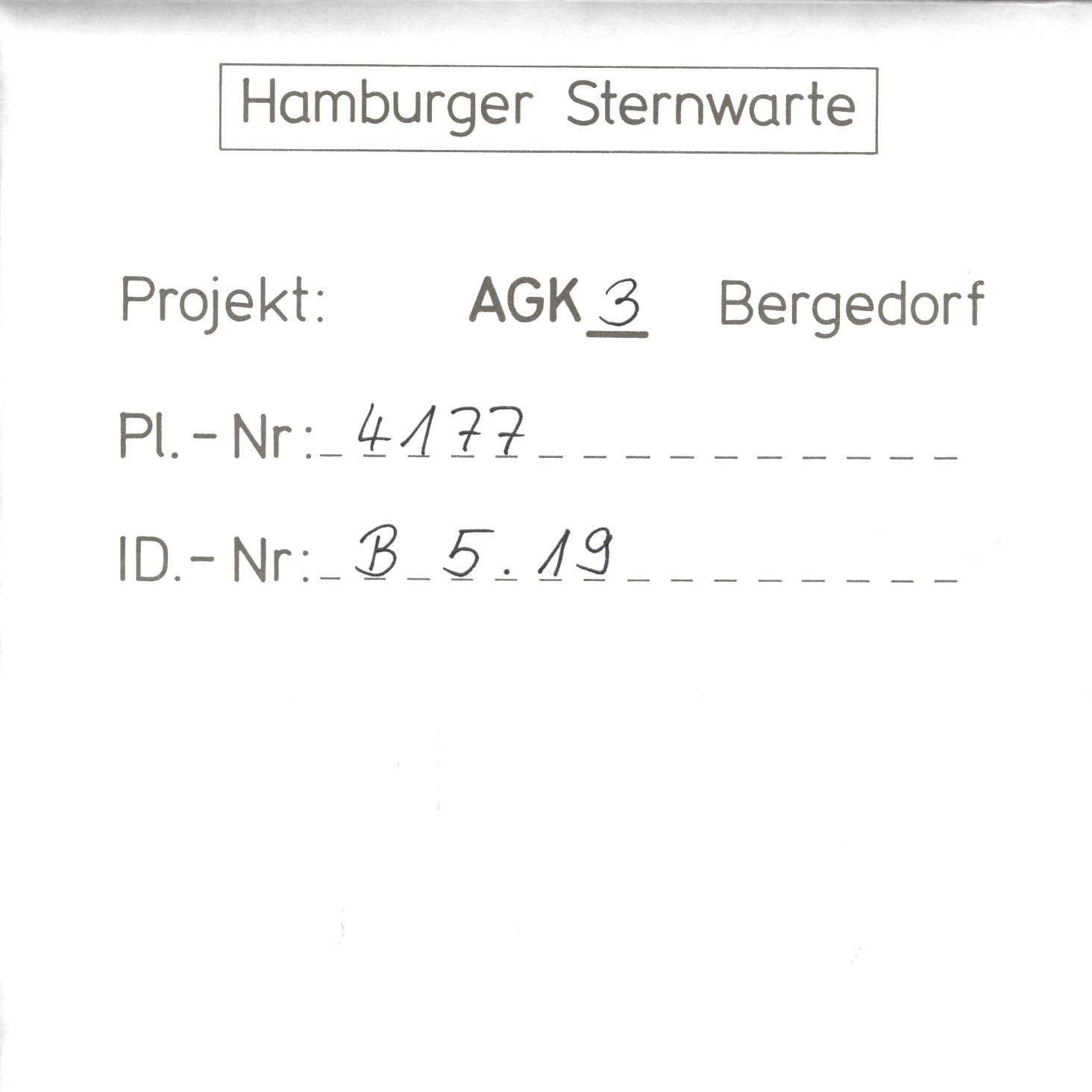 Plattenhuelle AG04177