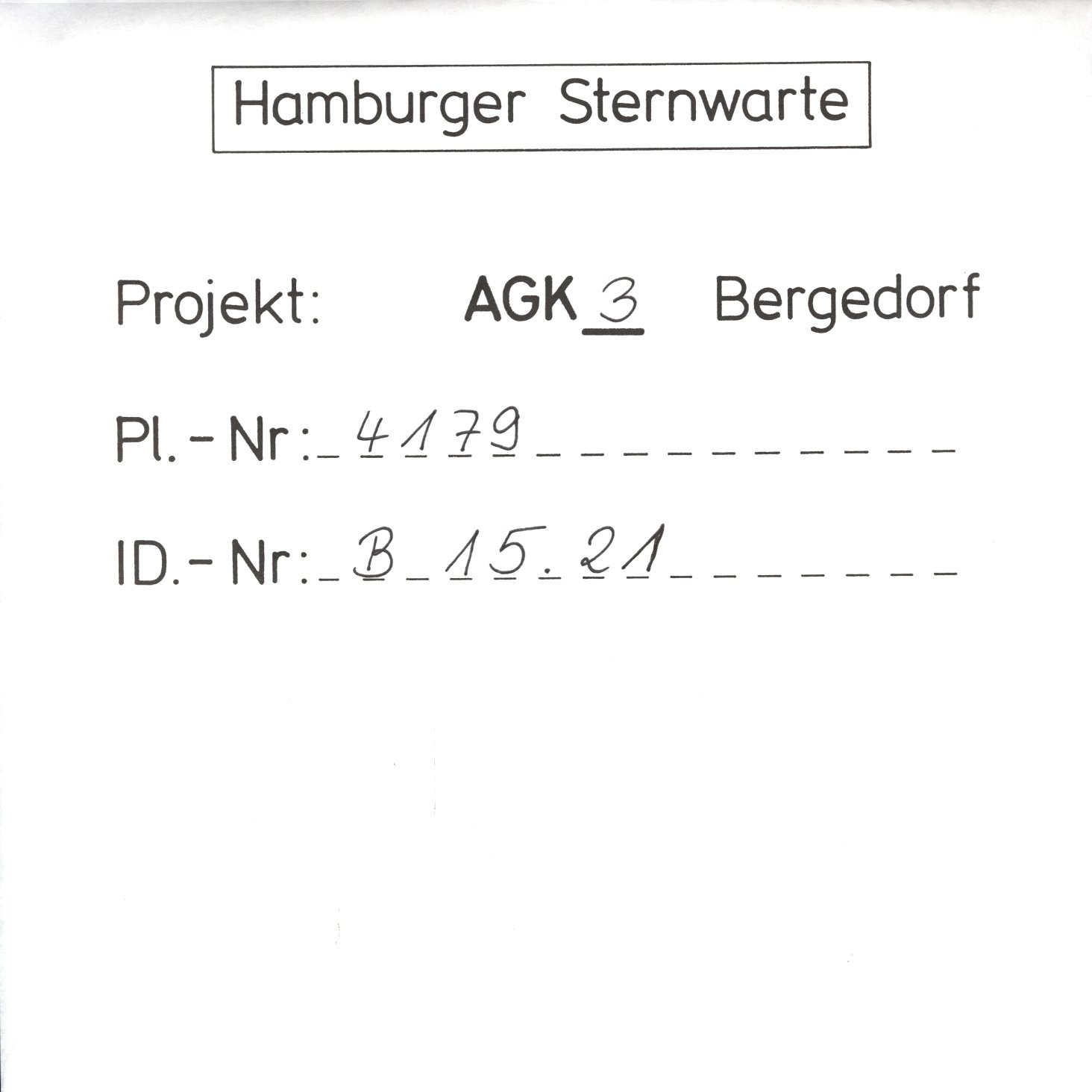 Plattenhuelle AG04179