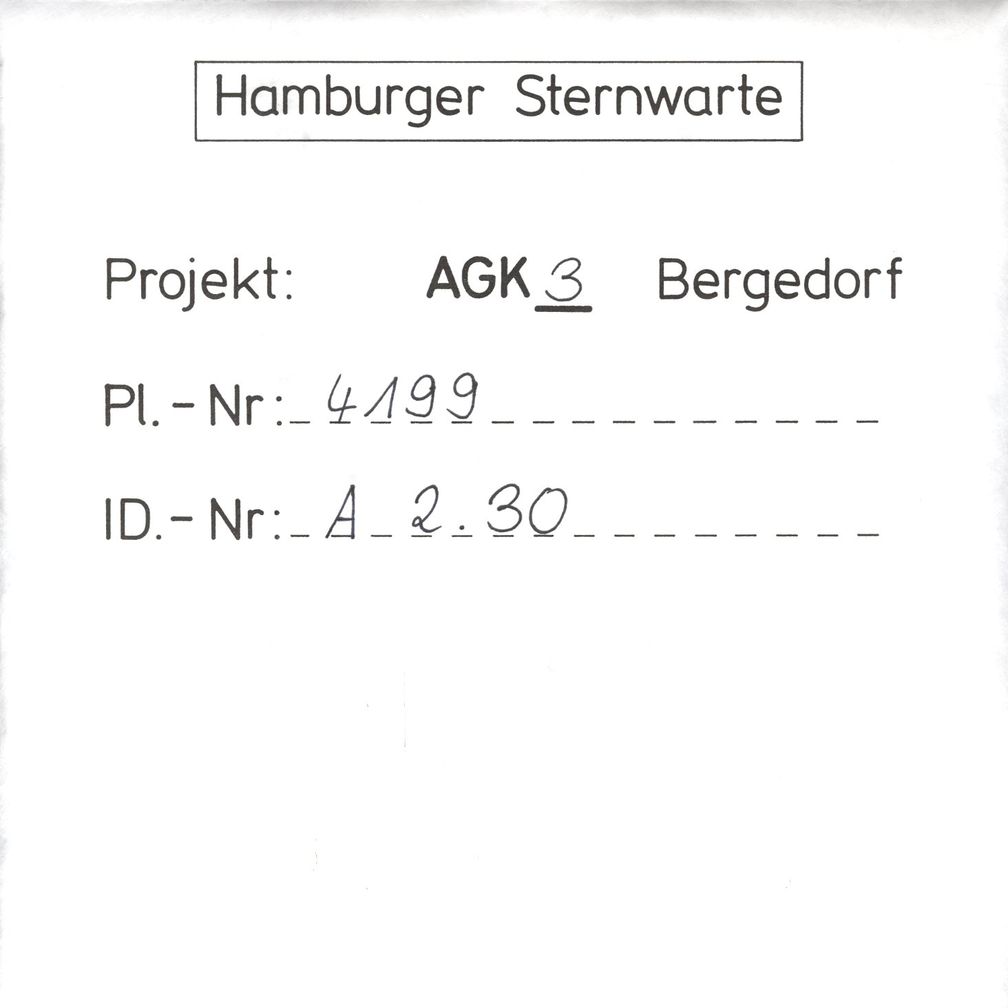 Plattenhuelle AG04199