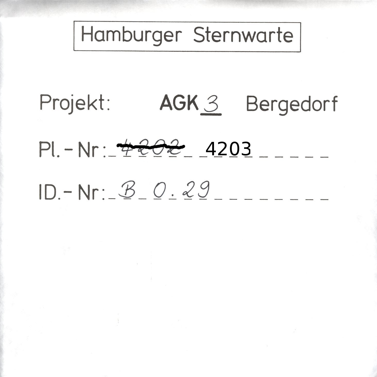 Plattenhuelle AG04203