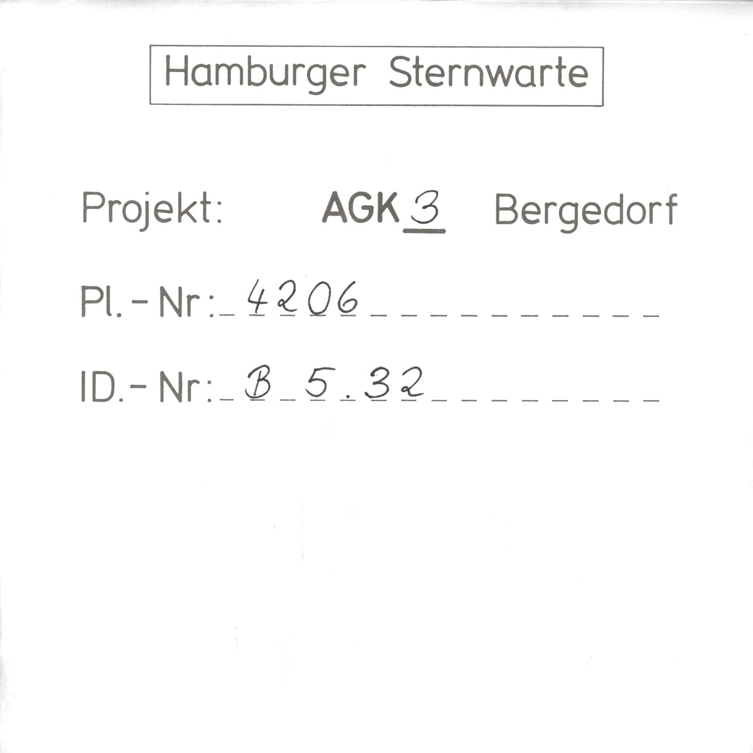 Plattenhuelle AG04206