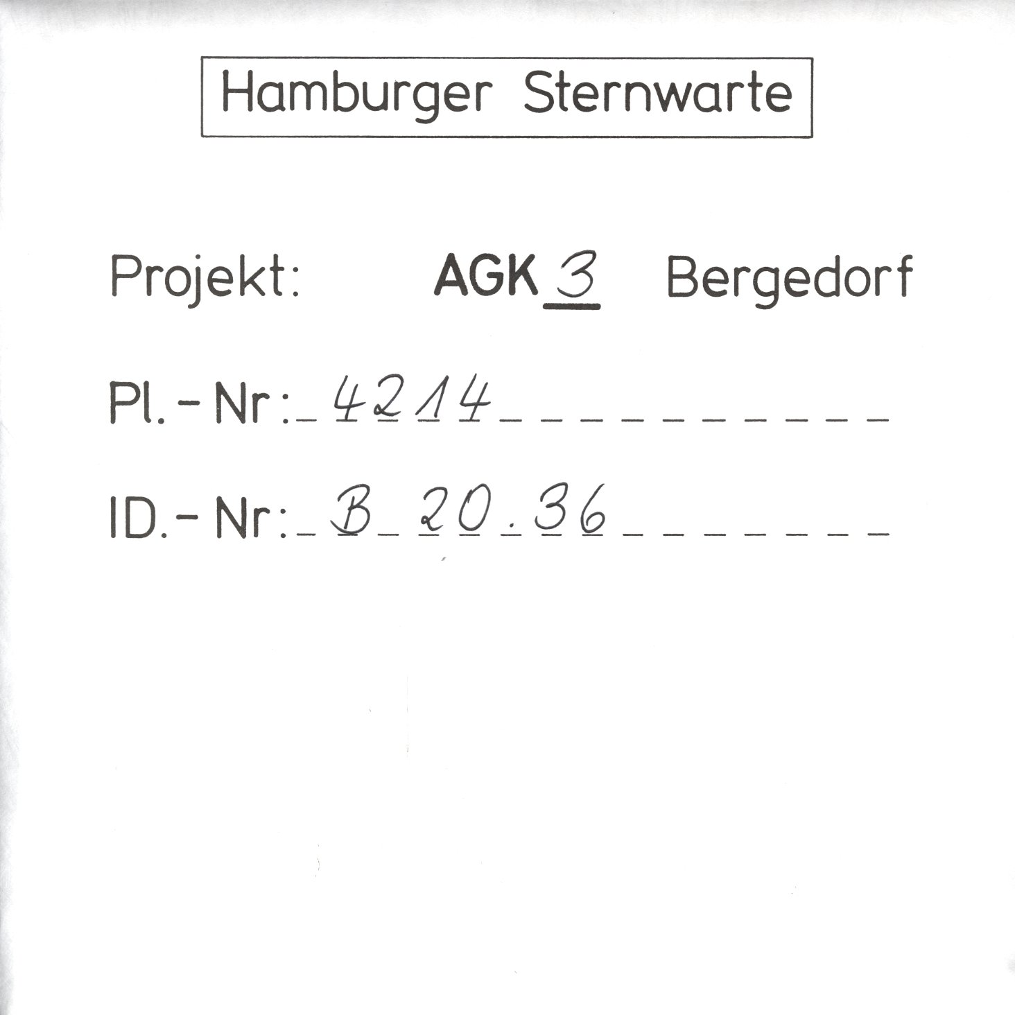 Plattenhuelle AG04214