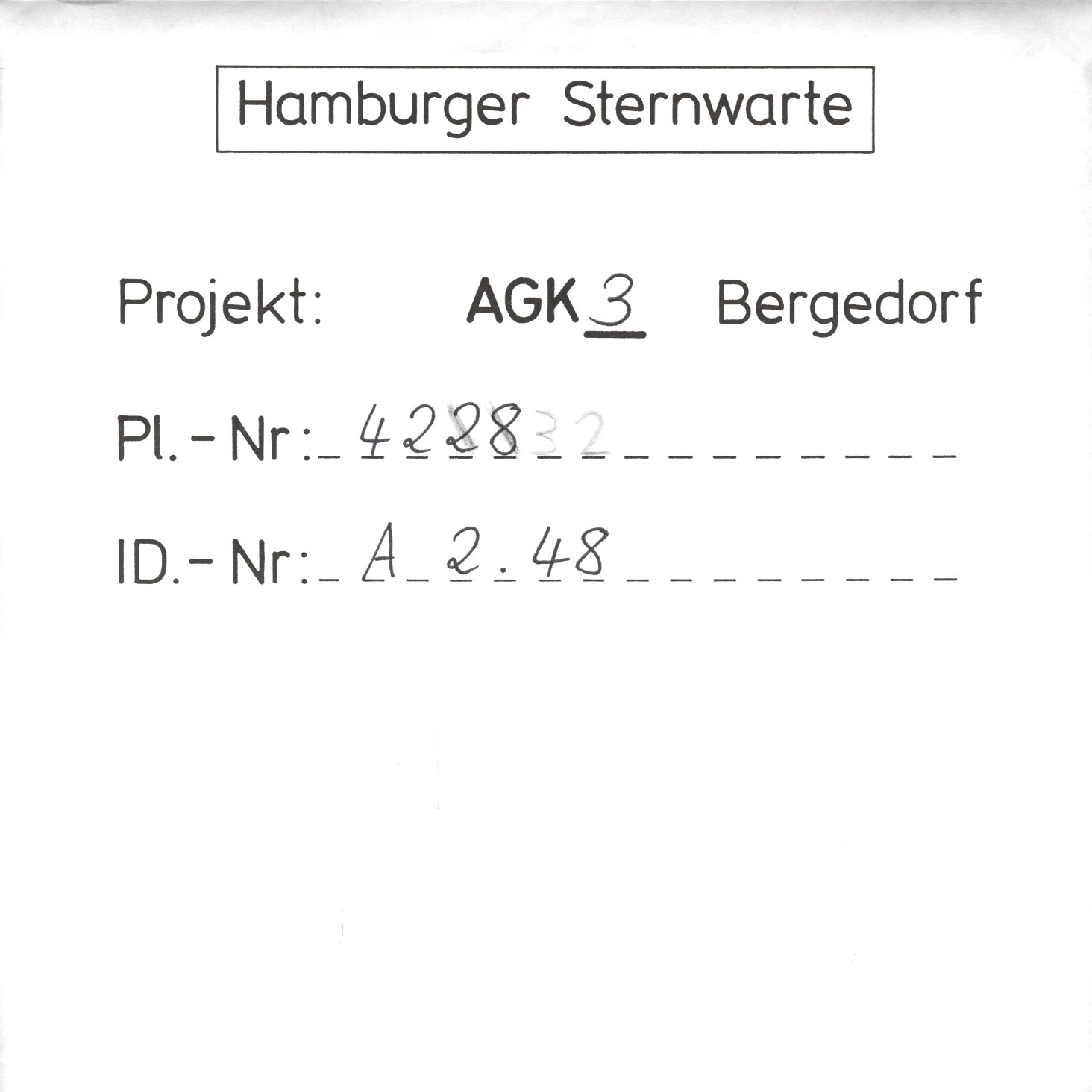 Plattenhuelle AG04232