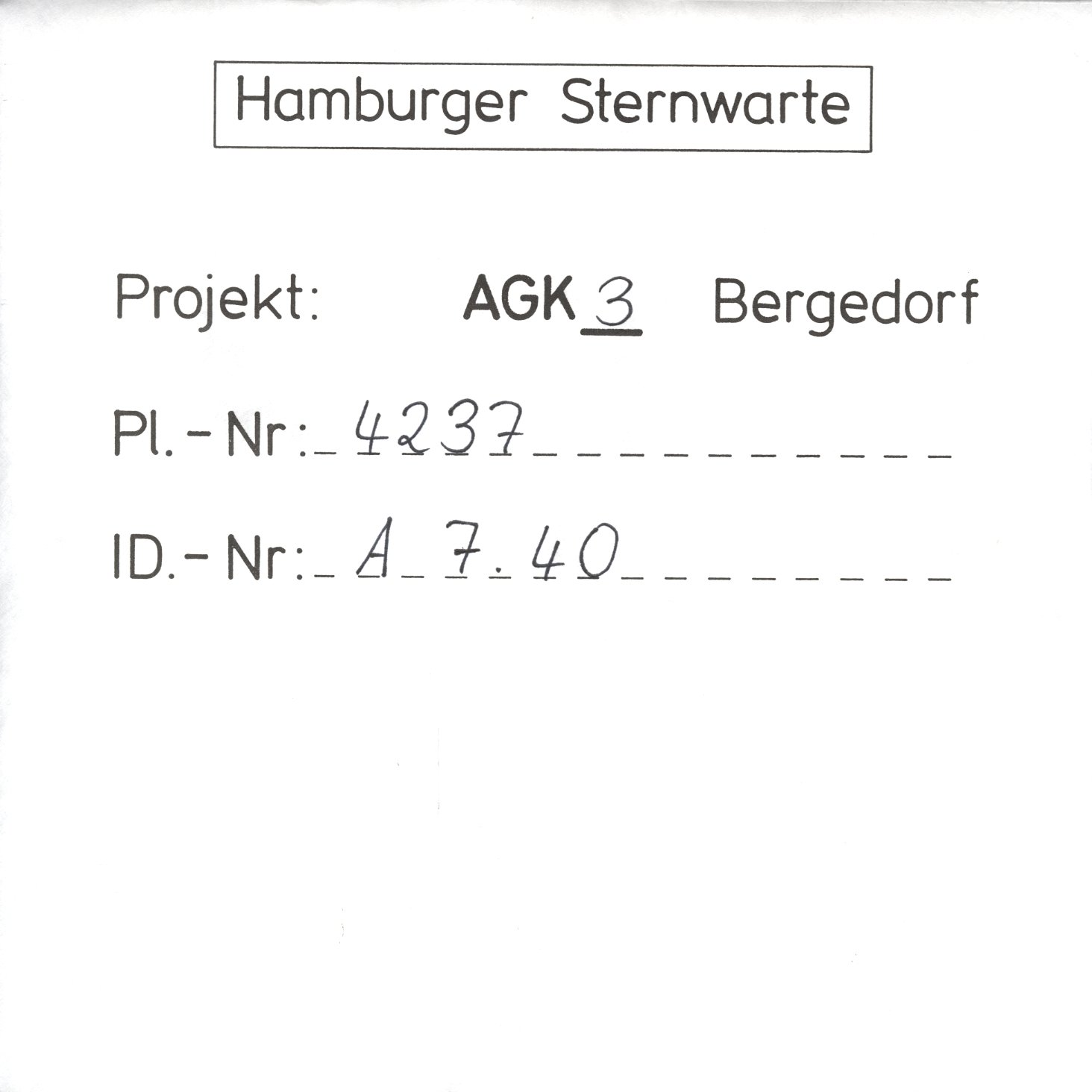 Plattenhuelle AG04237