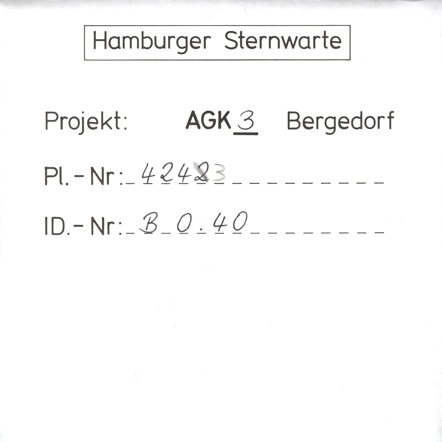 Plattenhuelle AG04243