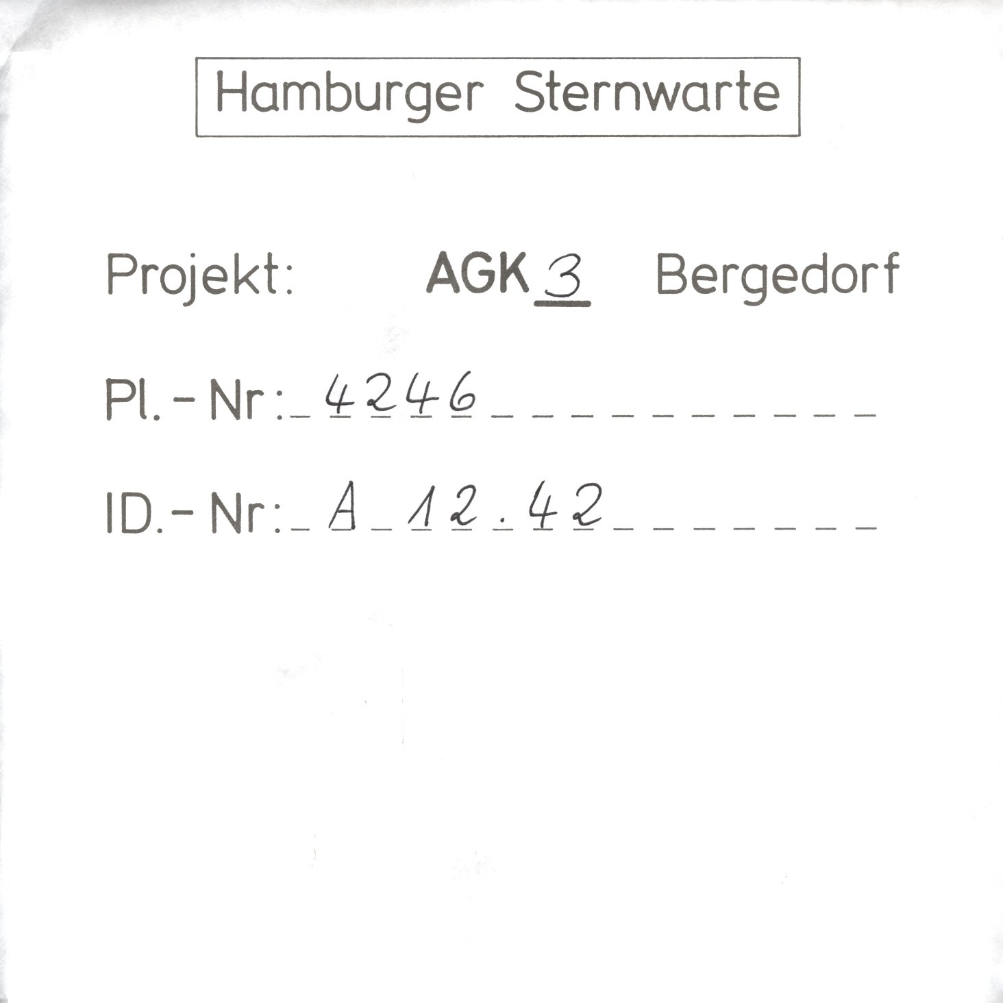 Plattenhuelle AG04246