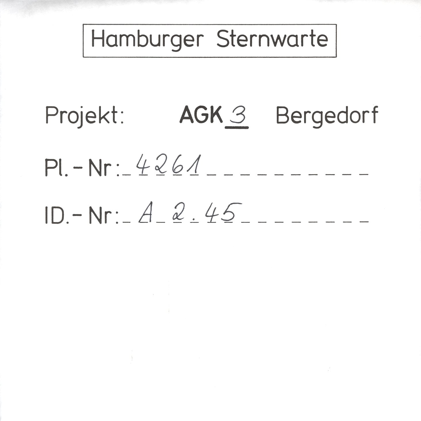 Plattenhuelle AG04261