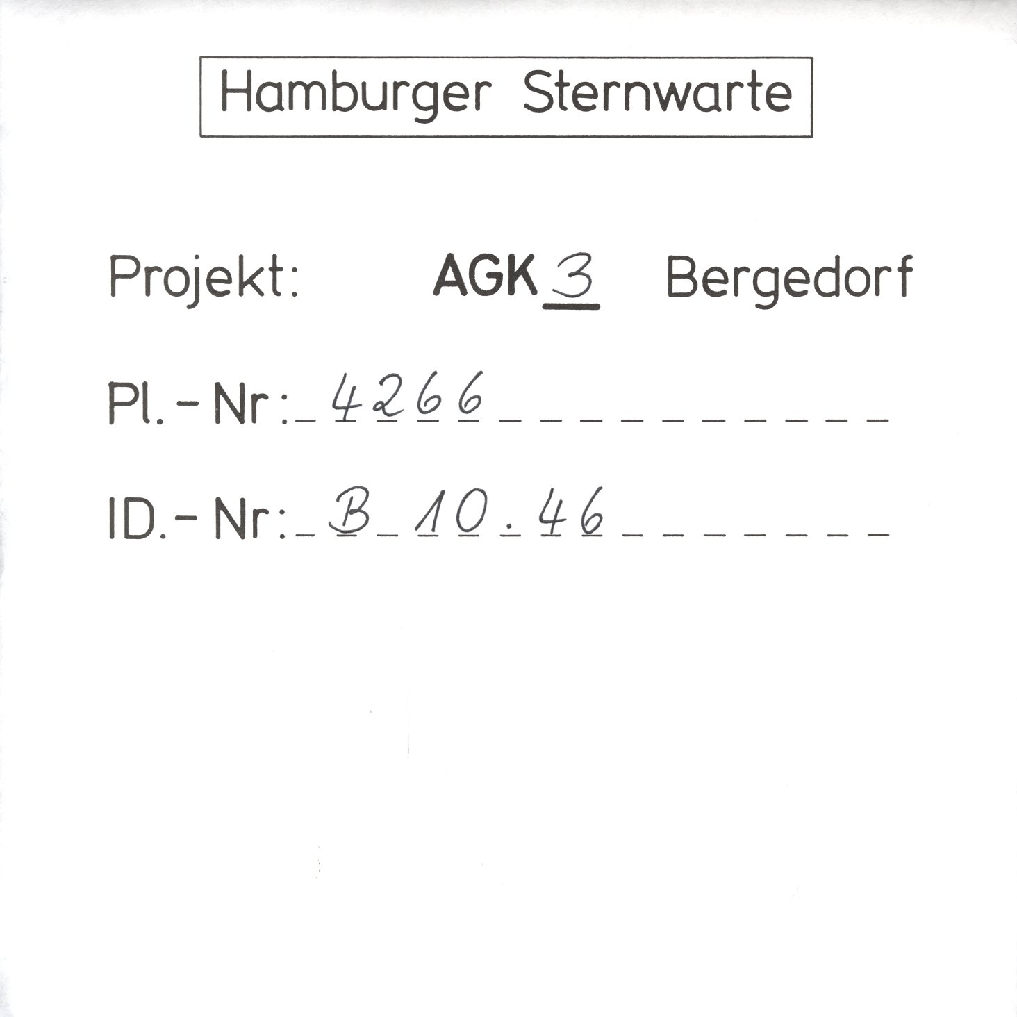 Plattenhuelle AG04266
