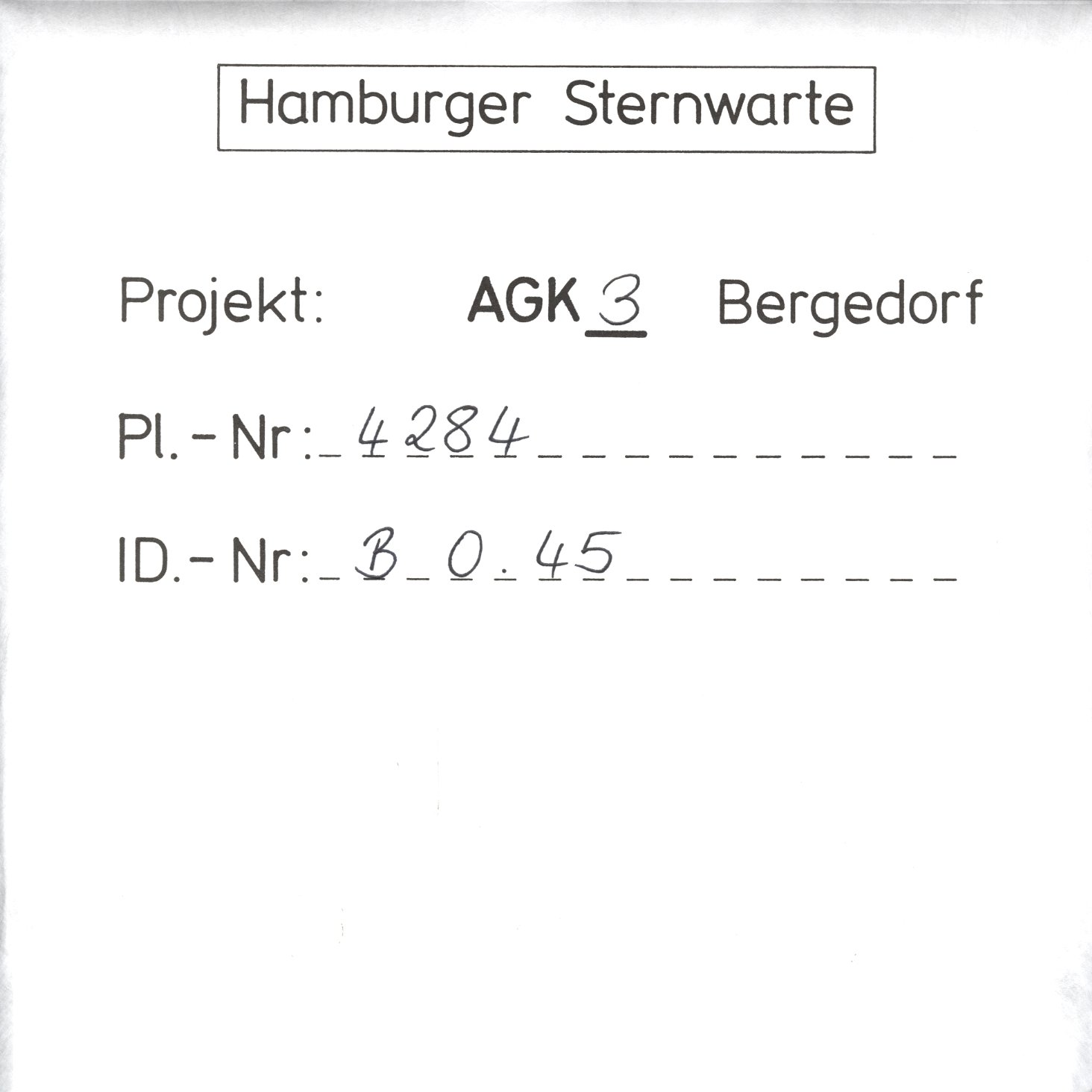 Plattenhuelle AG04284