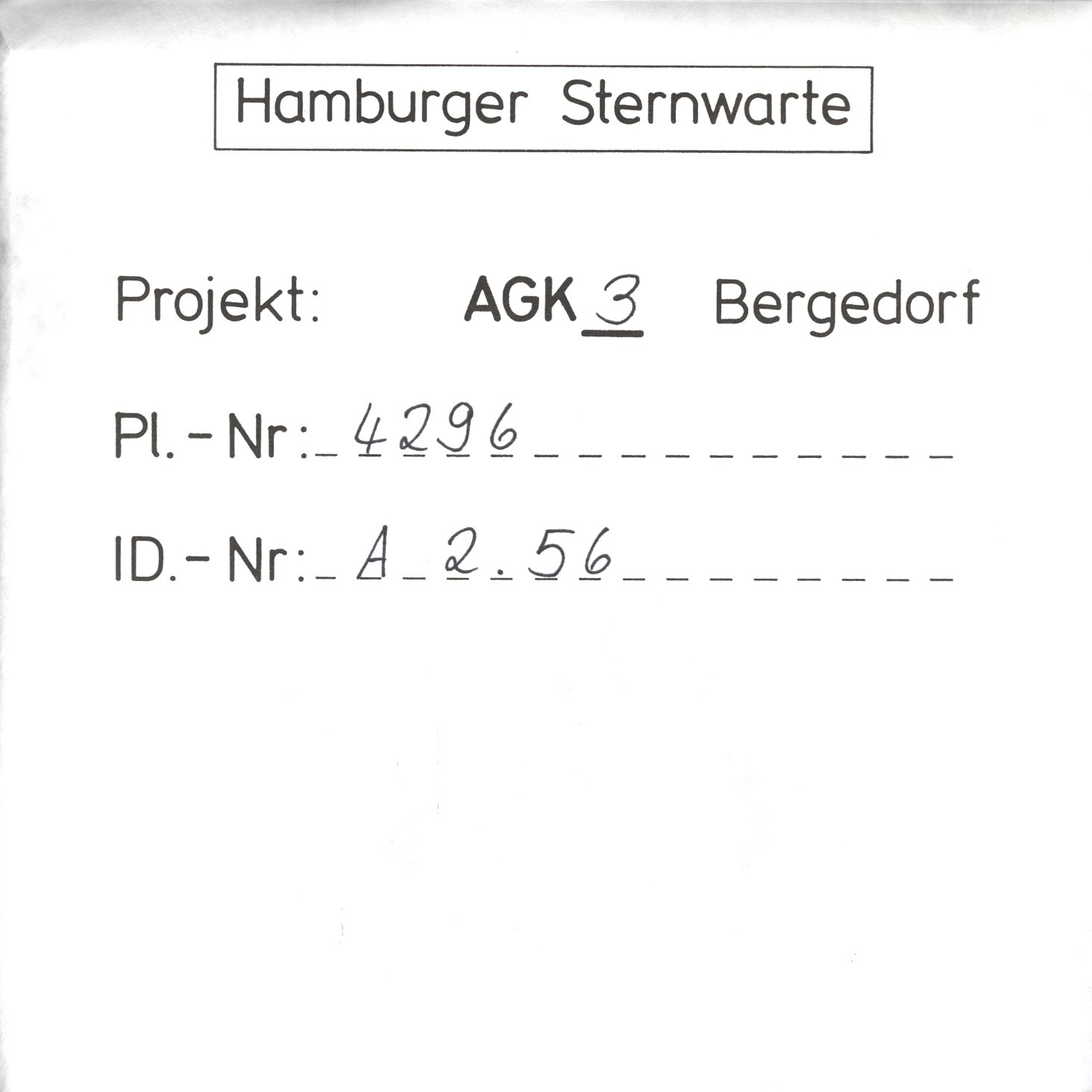 Plattenhuelle AG04296
