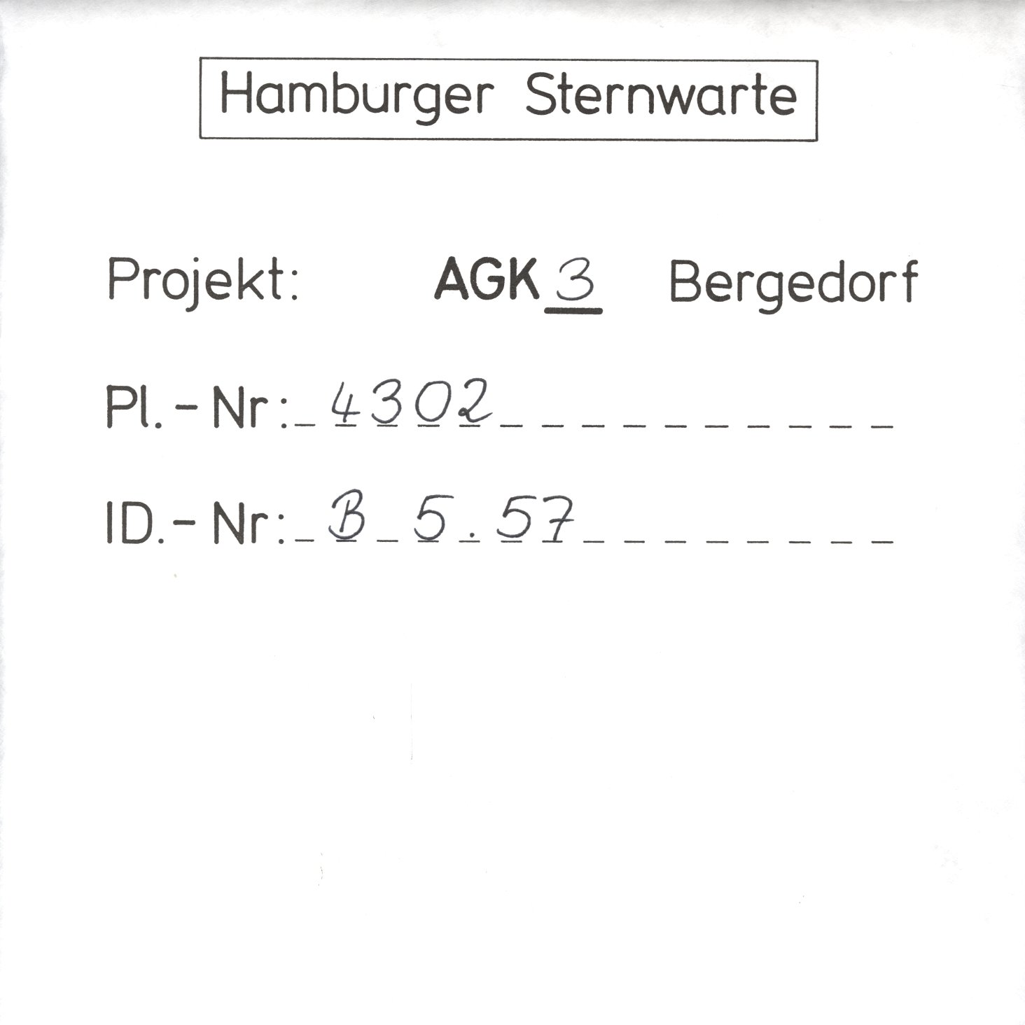 Plattenhuelle AG04302