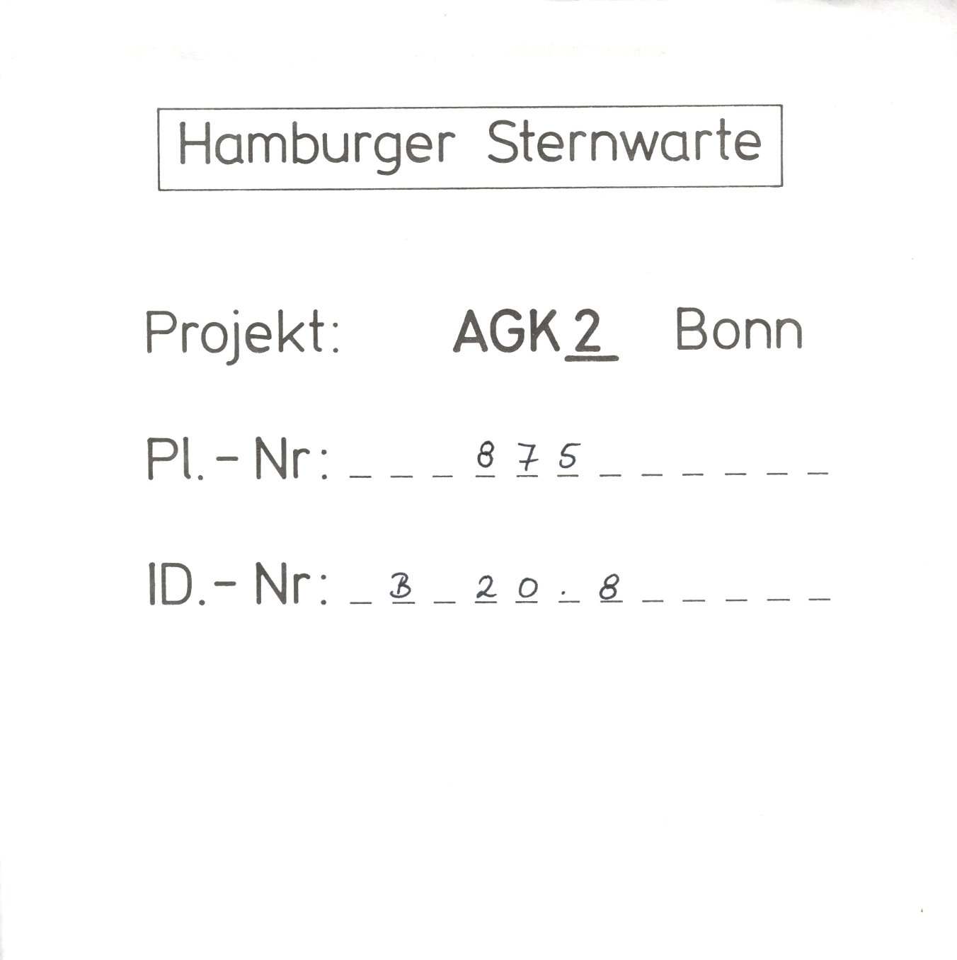 Plattenhuelle AGB0875