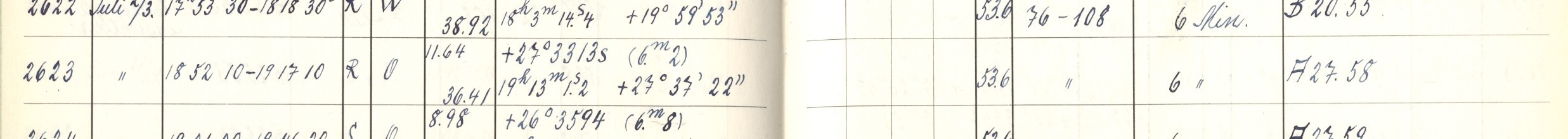 Plattenverzeichnis Eintrag02623