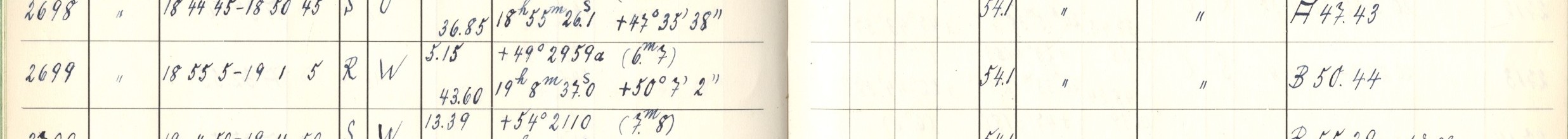Plattenverzeichnis Eintrag02699