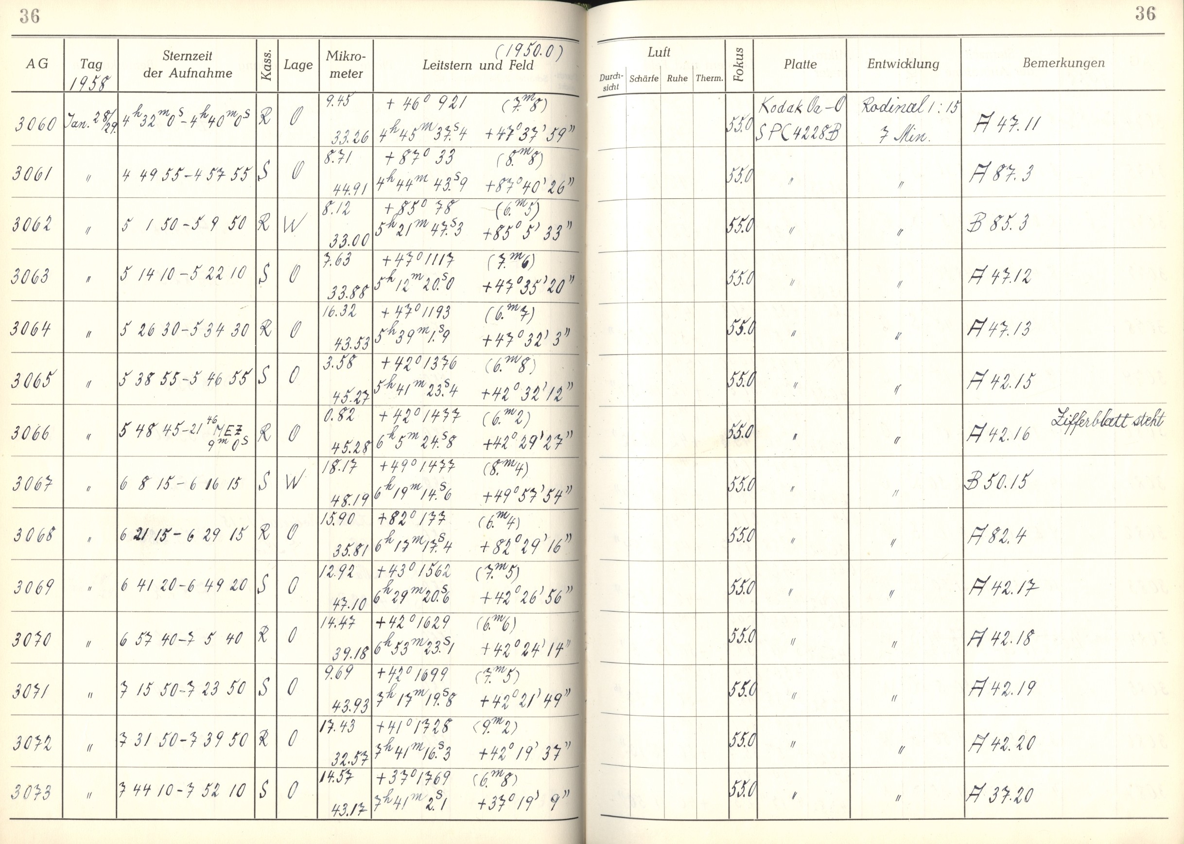 Plattenverzeichnis: ganze Seite03066