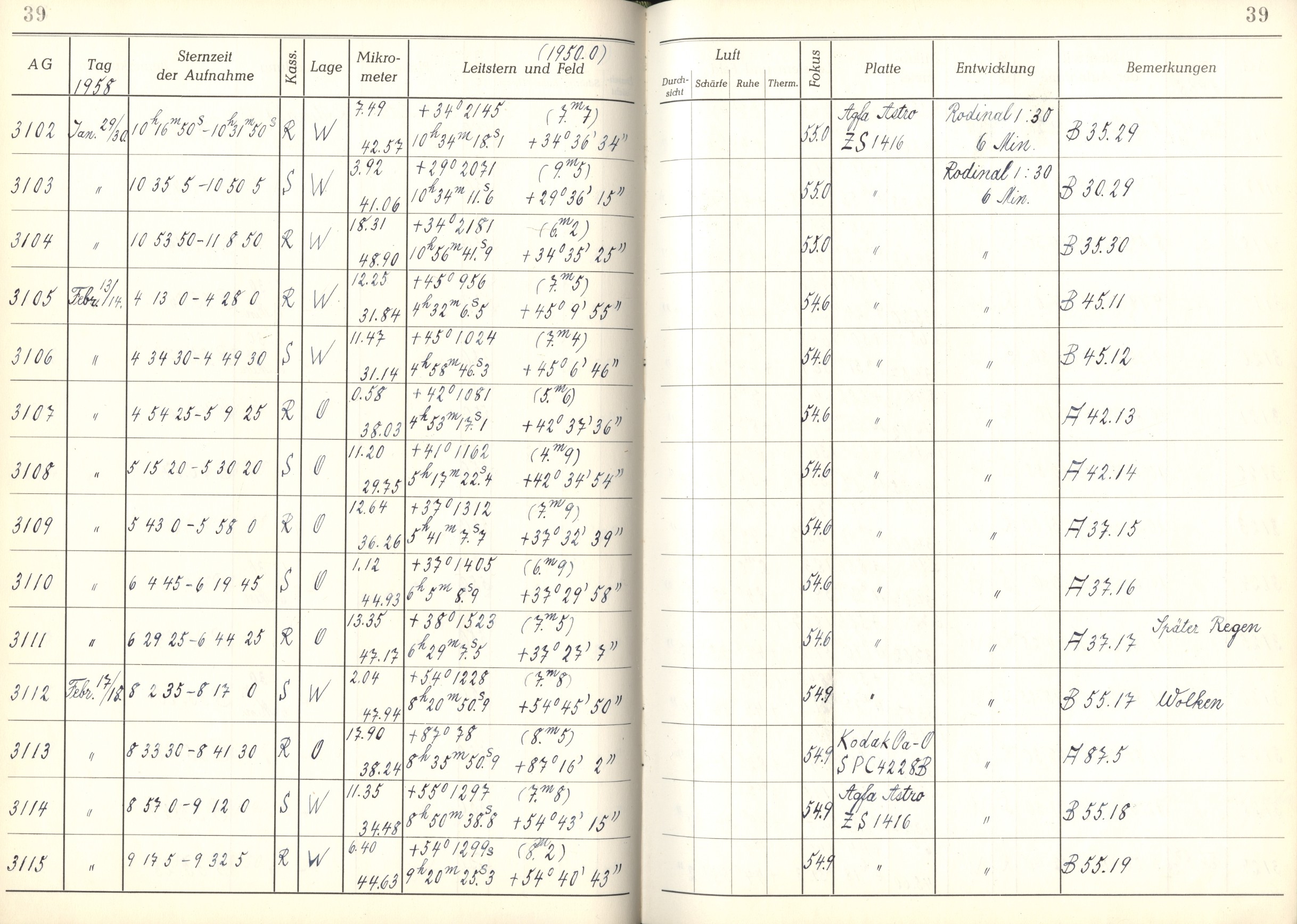 Plattenverzeichnis: ganze Seite03107