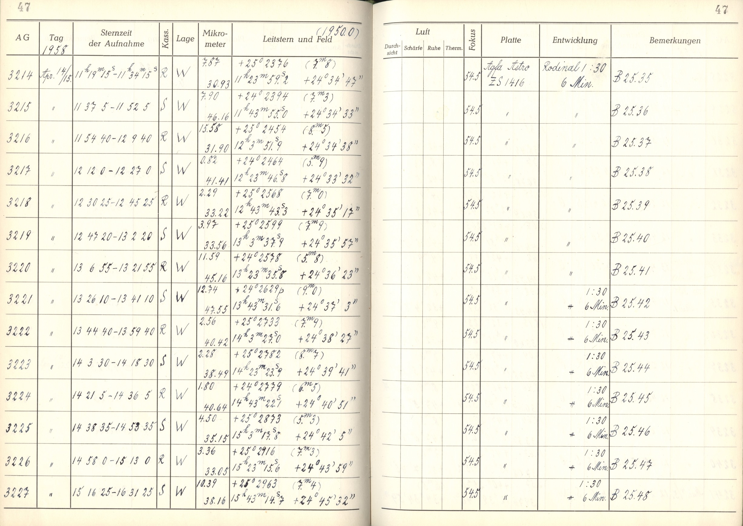 Plattenverzeichnis: ganze Seite03215
