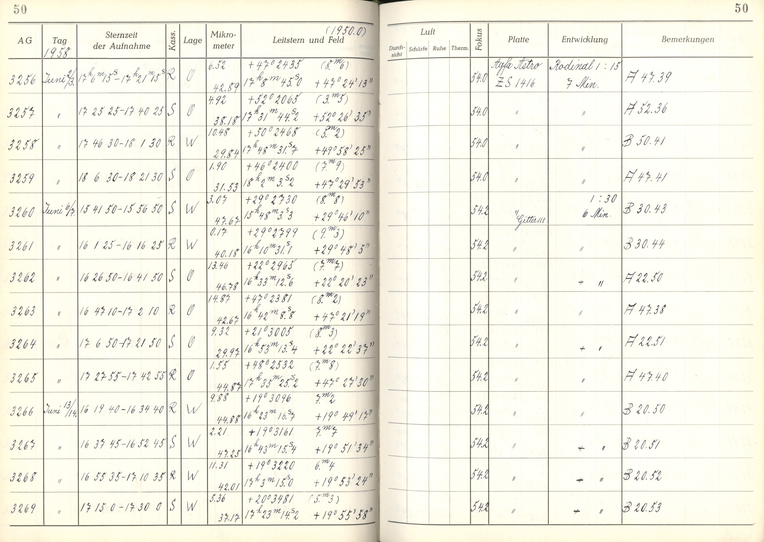 Plattenverzeichnis: ganze Seite03266