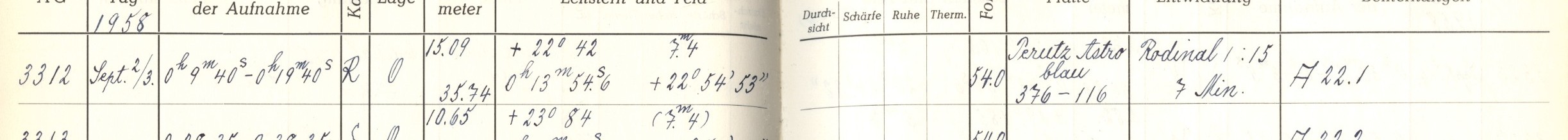 Plattenverzeichnis Eintrag03312