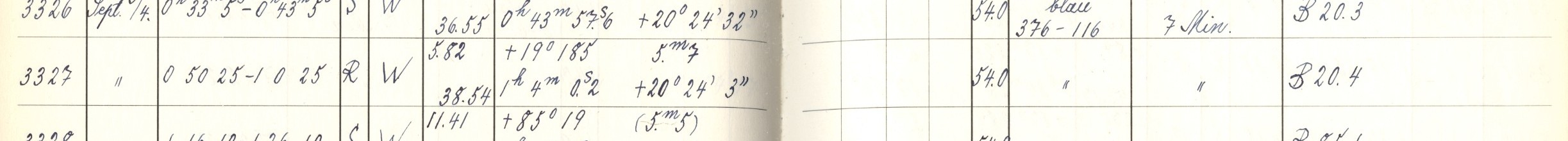 Plattenverzeichnis Eintrag03327