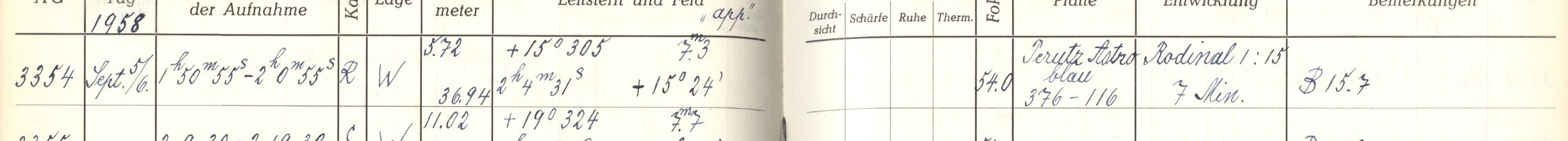 Plattenverzeichnis Eintrag03354