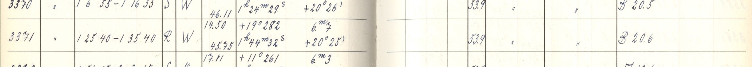 Plattenverzeichnis Eintrag03371