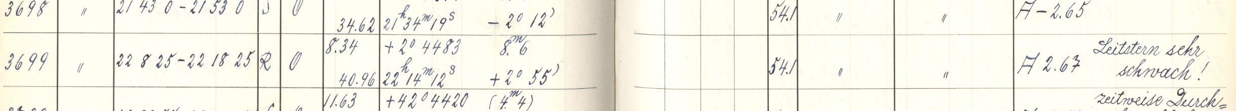 Plattenverzeichnis Eintrag03699