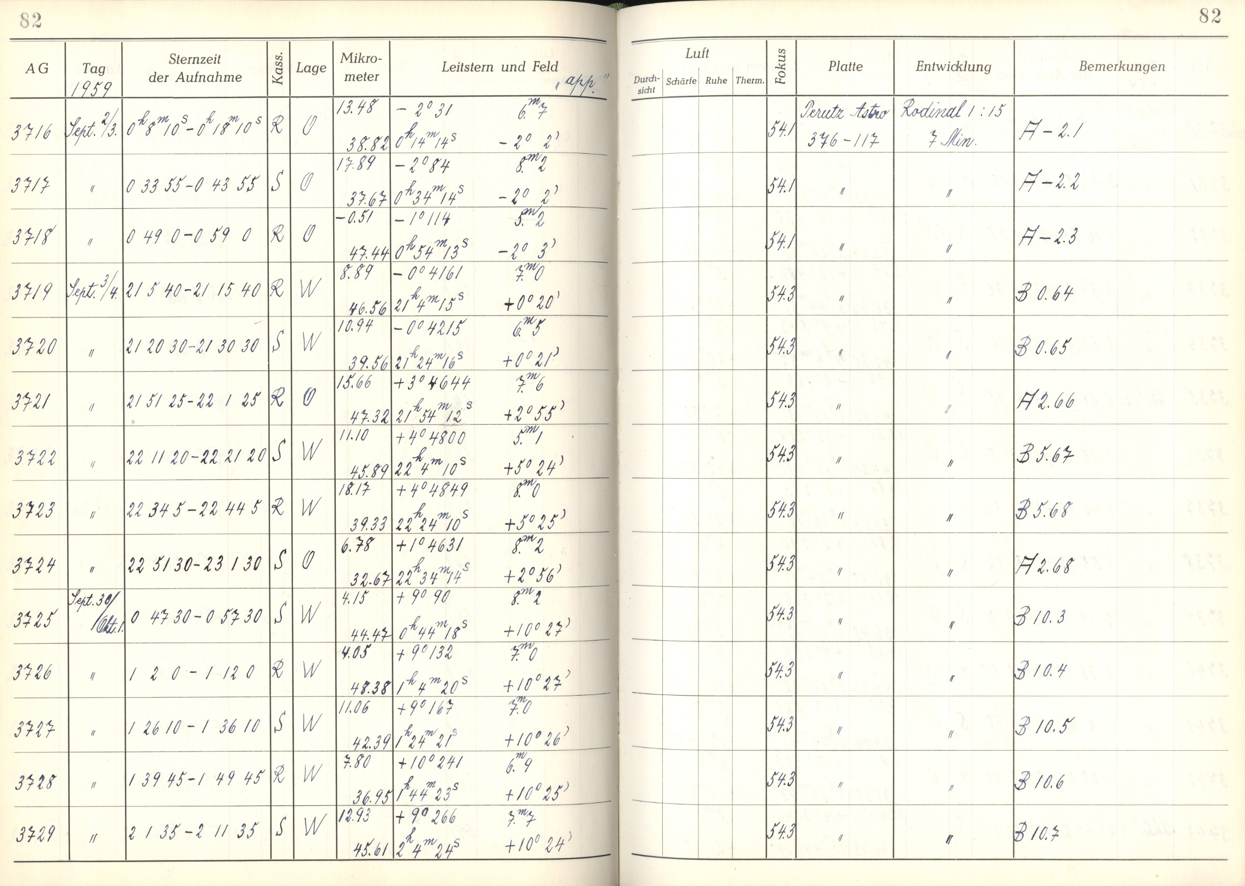 Plattenverzeichnis: ganze Seite03718