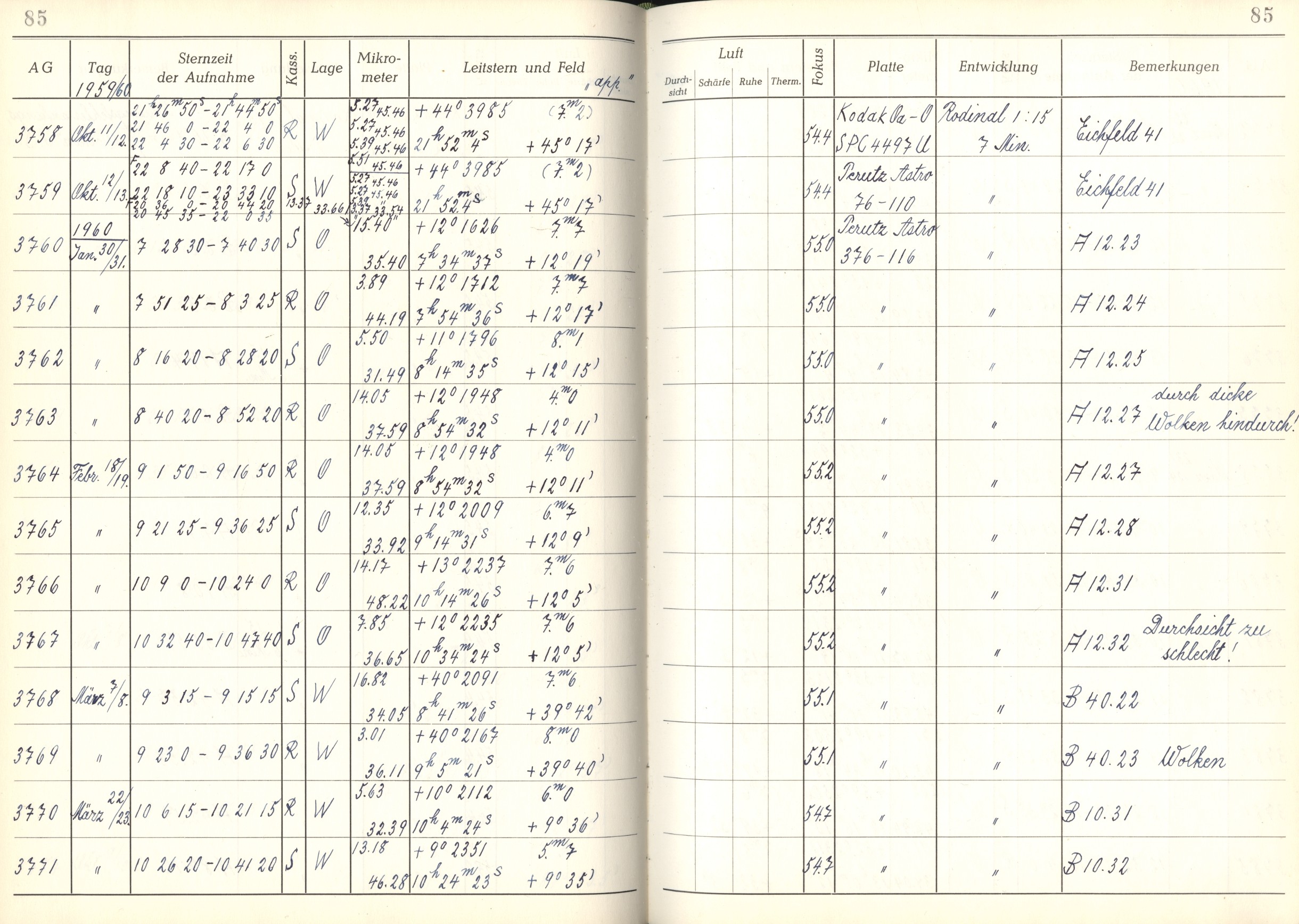 Plattenverzeichnis: ganze Seite03762