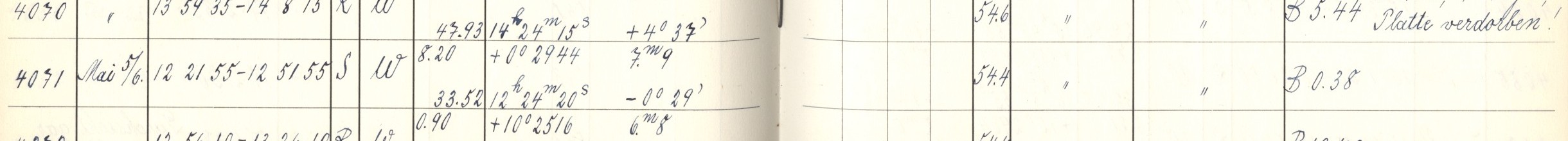 Plattenverzeichnis Eintrag04071